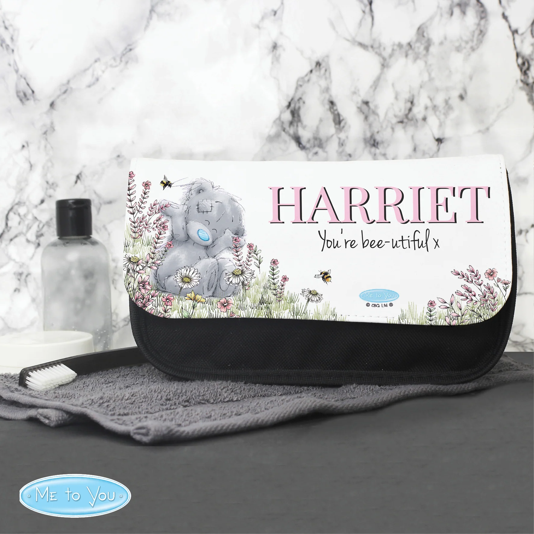 Personalised Me to You Bees Make Up Bag - Image 3