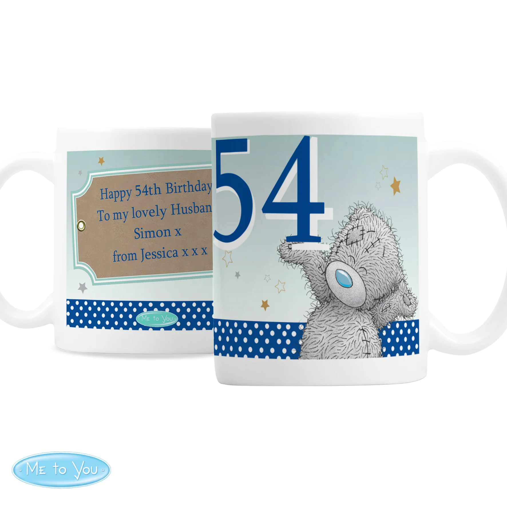 Personalised Me To You Birthday Big Age Male Mug - Image 8