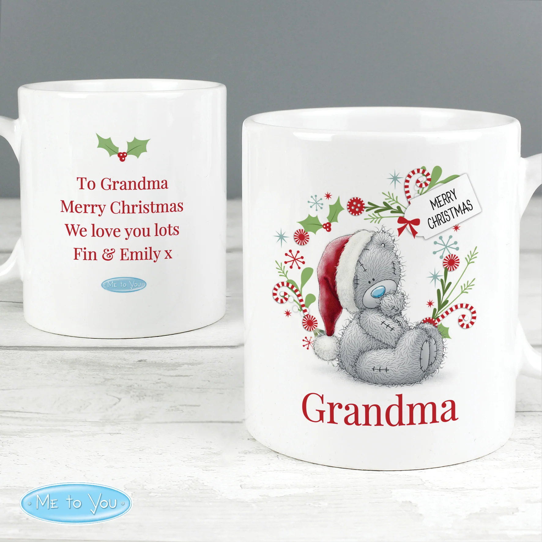 Personalised Me to You Christmas Mug - Image 4