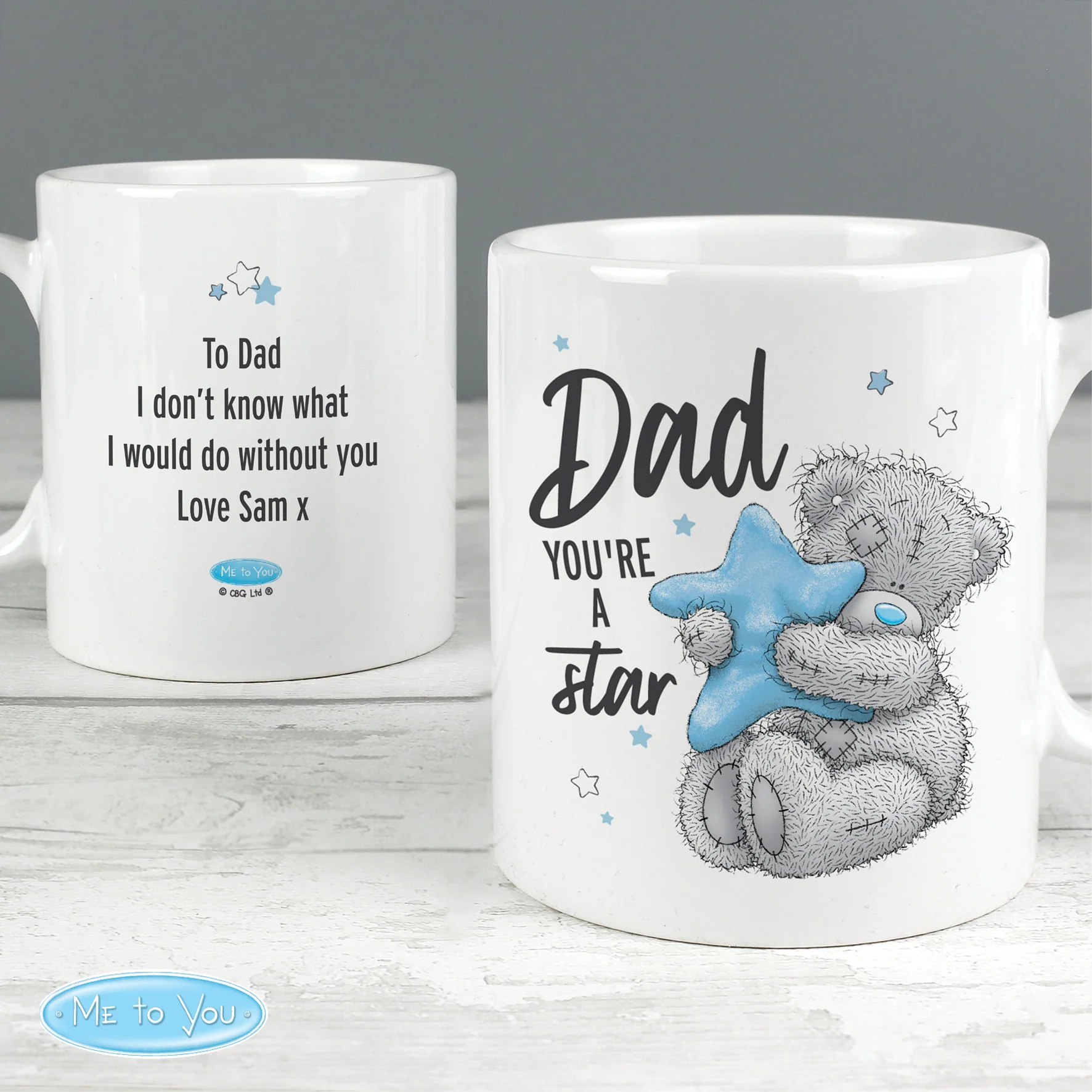 Personalised Me To You Dad You're A Star Mug - Image 3