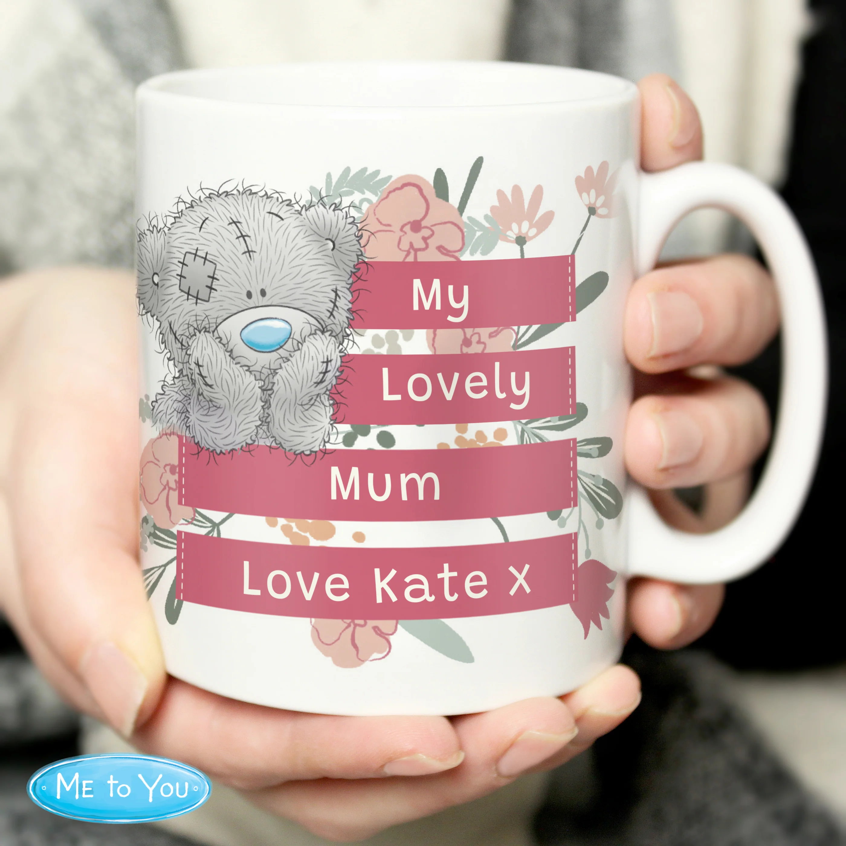 Personalised Me To You Floral Mug - Image 4