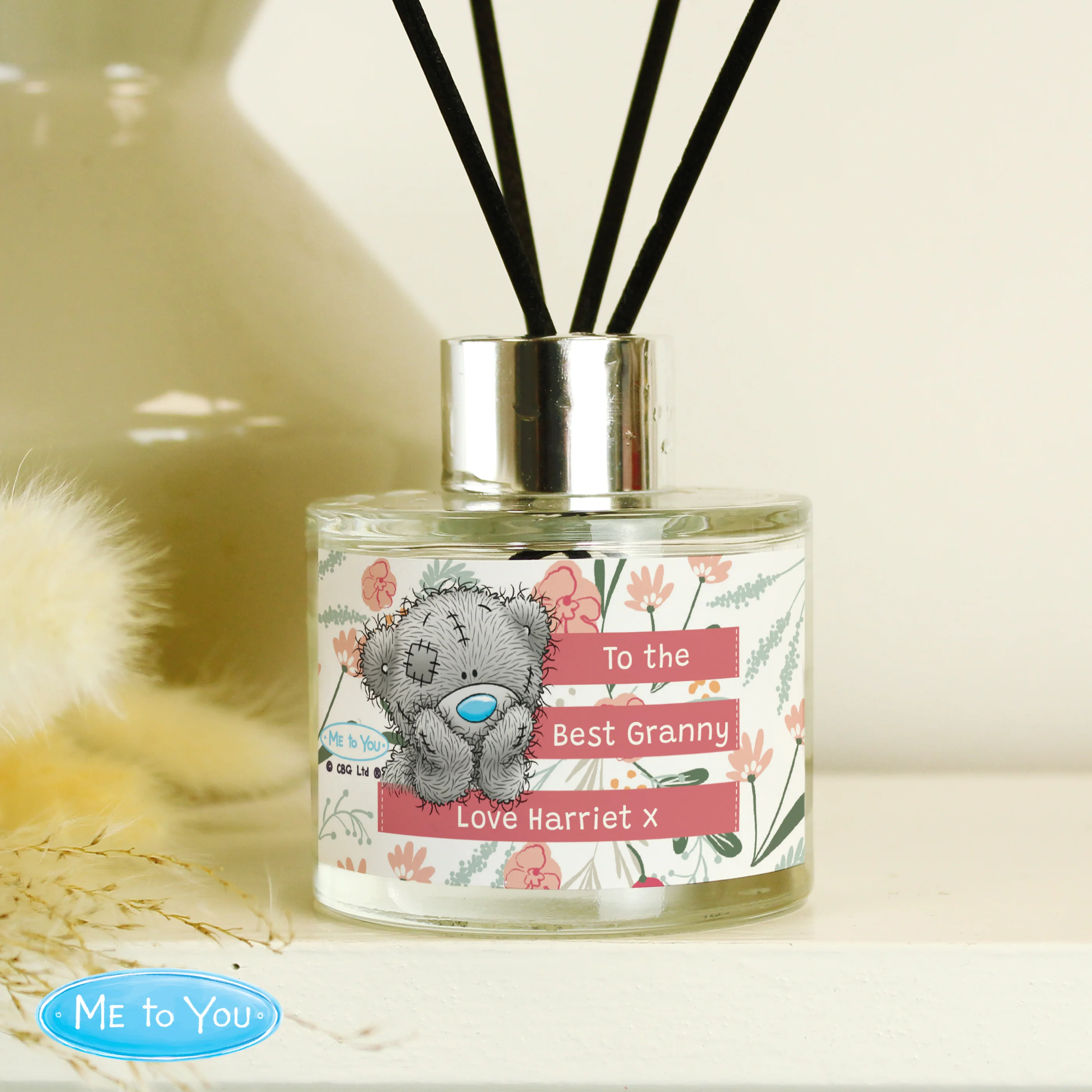 Personalised Me To You Floral Reed Diffuser - Image 4