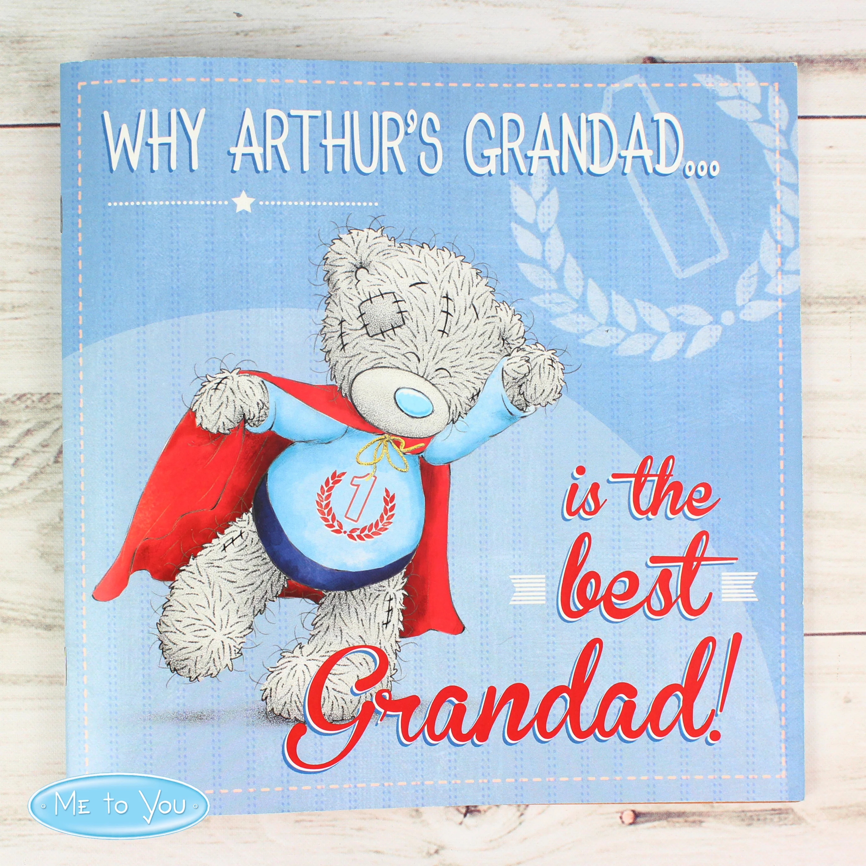 Personalised Me to You For Him Super Hero Poem Book - Image 10