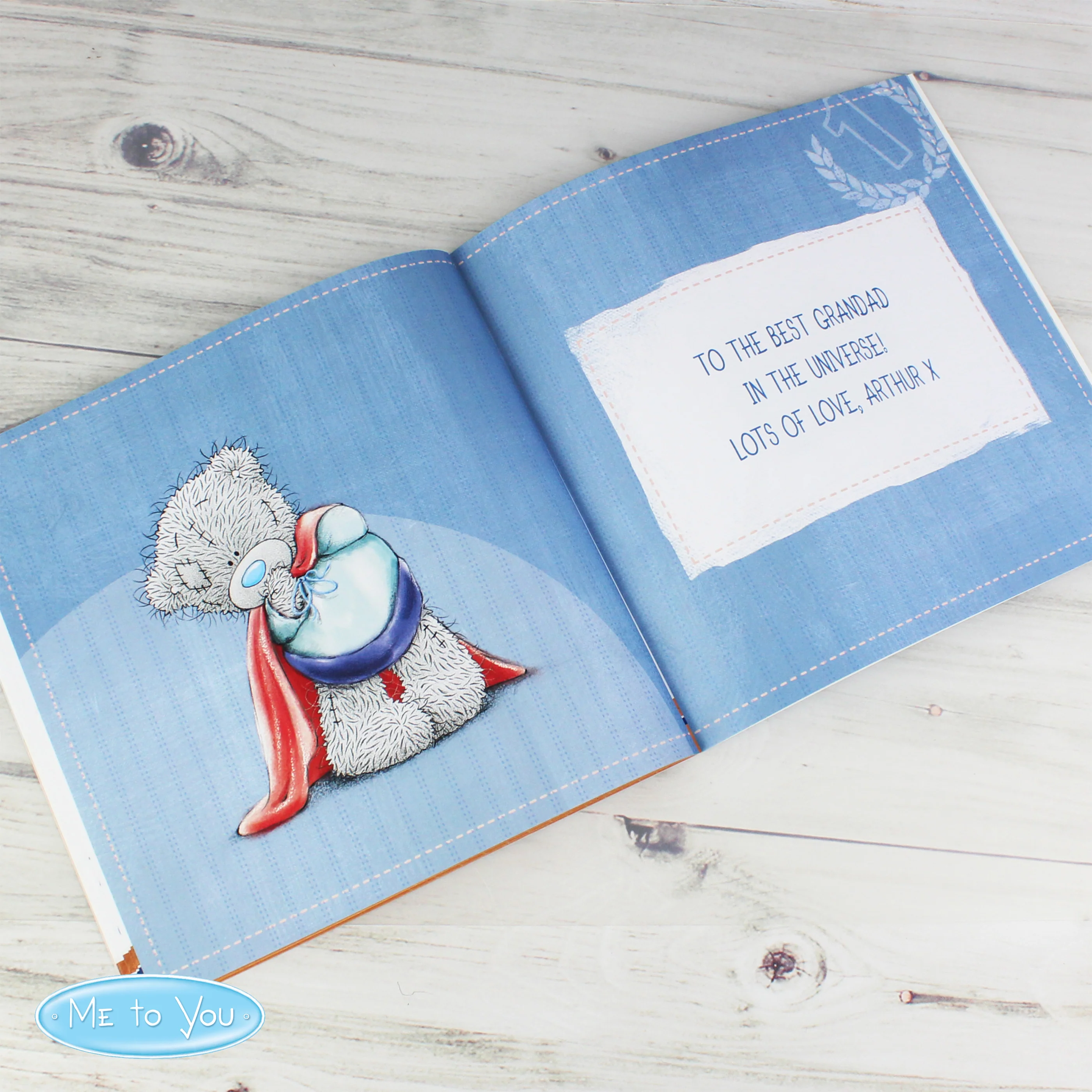 Personalised Me to You For Him Super Hero Poem Book - Image 11