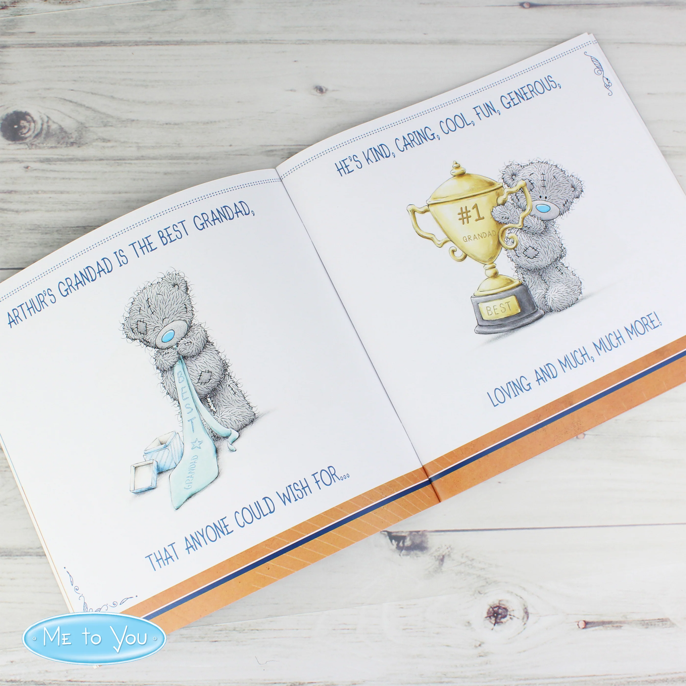Personalised Me to You For Him Super Hero Poem Book - Image 6