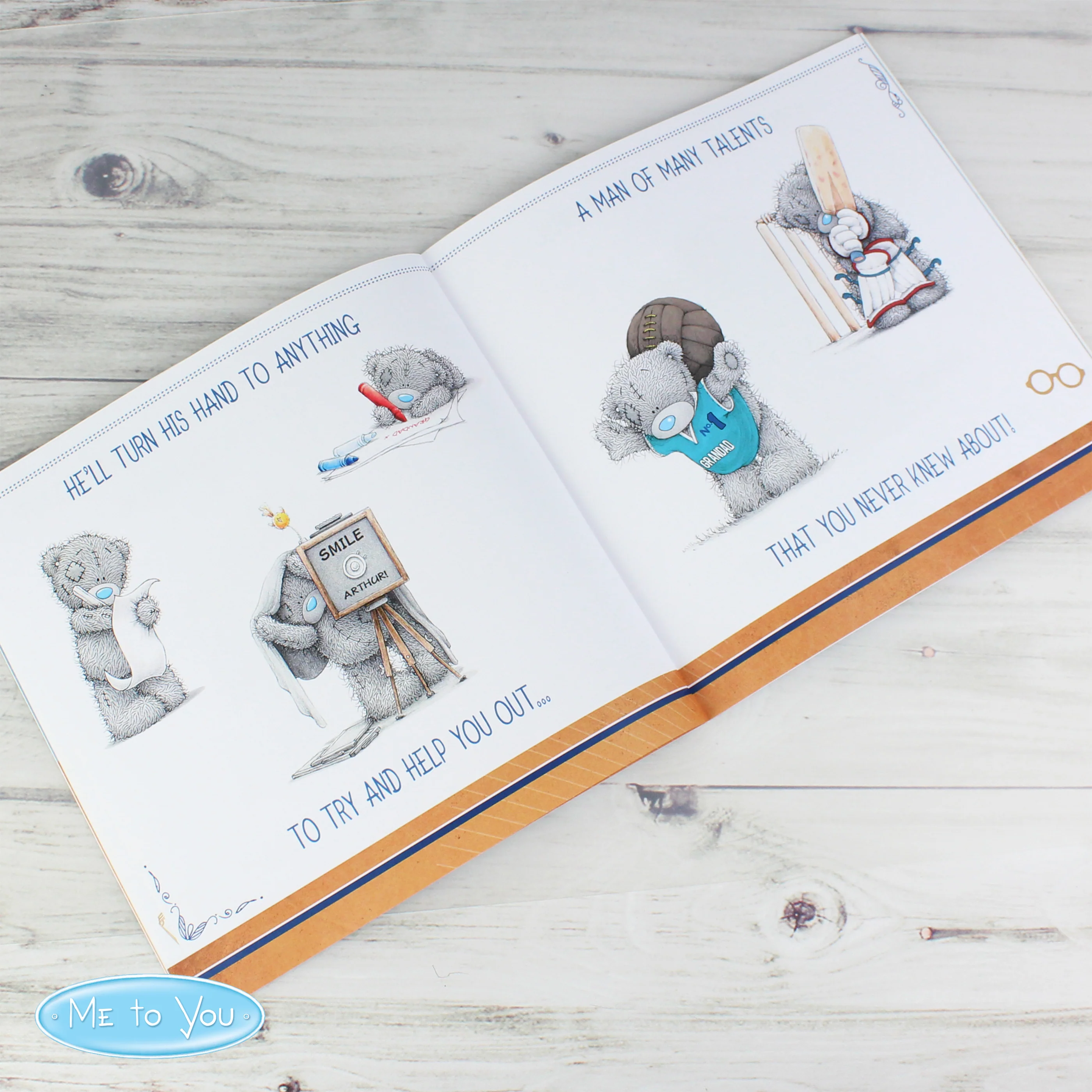 Personalised Me to You For Him Super Hero Poem Book - Image 8