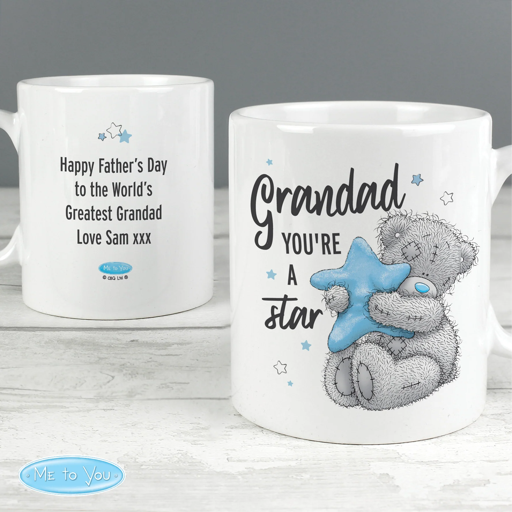 Personalised Me To You Grandad You're A Star Mug - Image 3