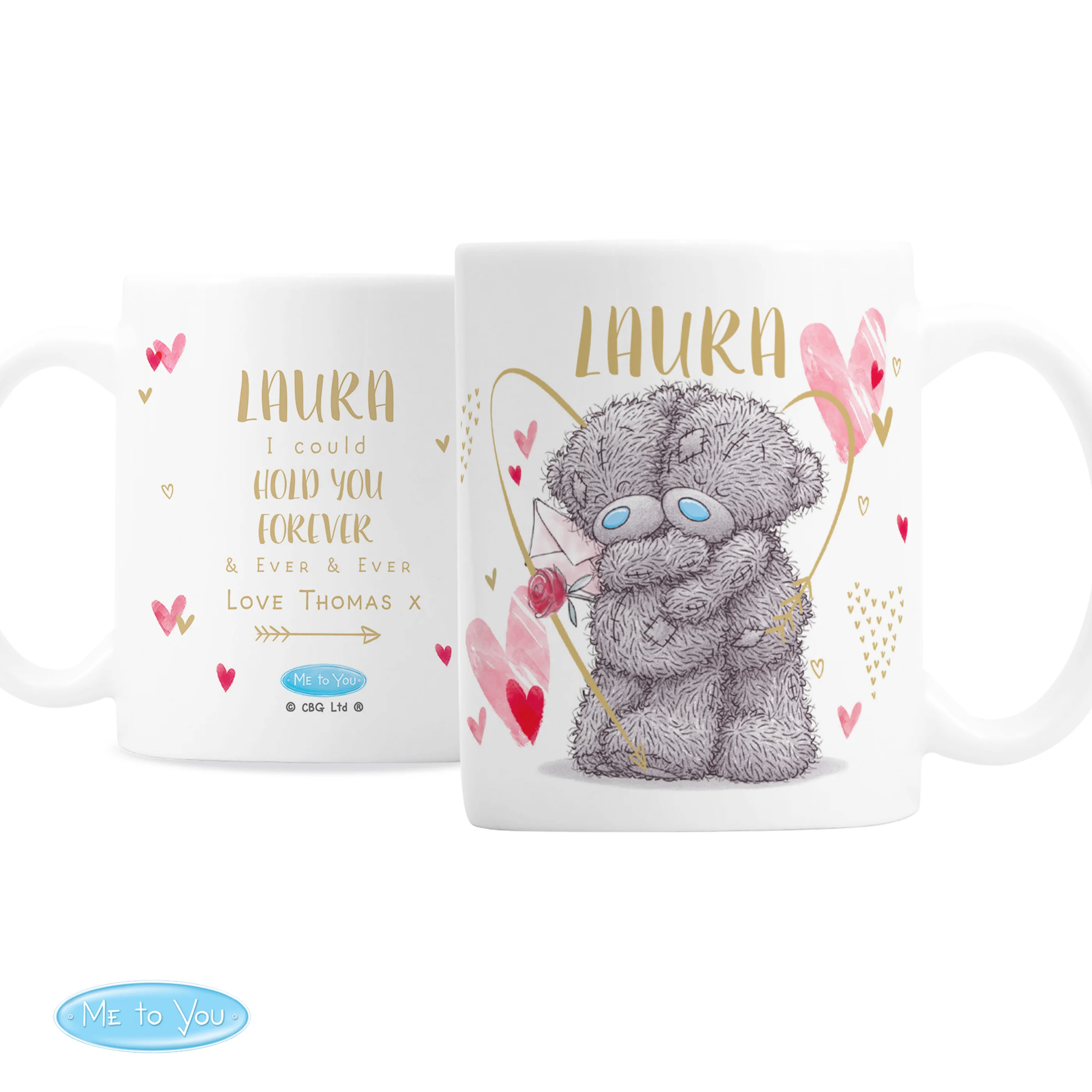 Personalised Me To You Hold You Forever Mug - Image 4