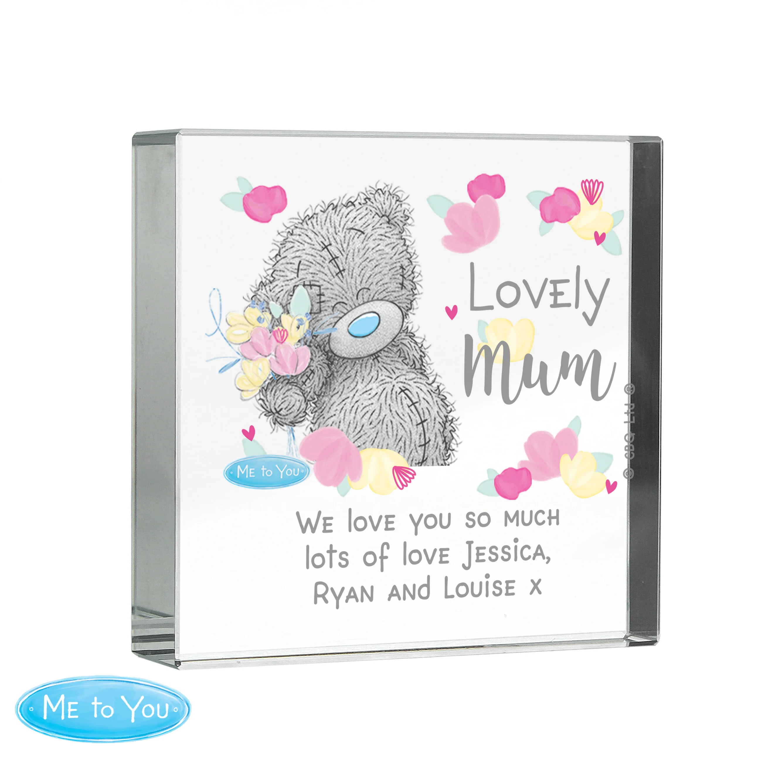 Personalised Me to You Lovely Mum Crystal Token - Image 5