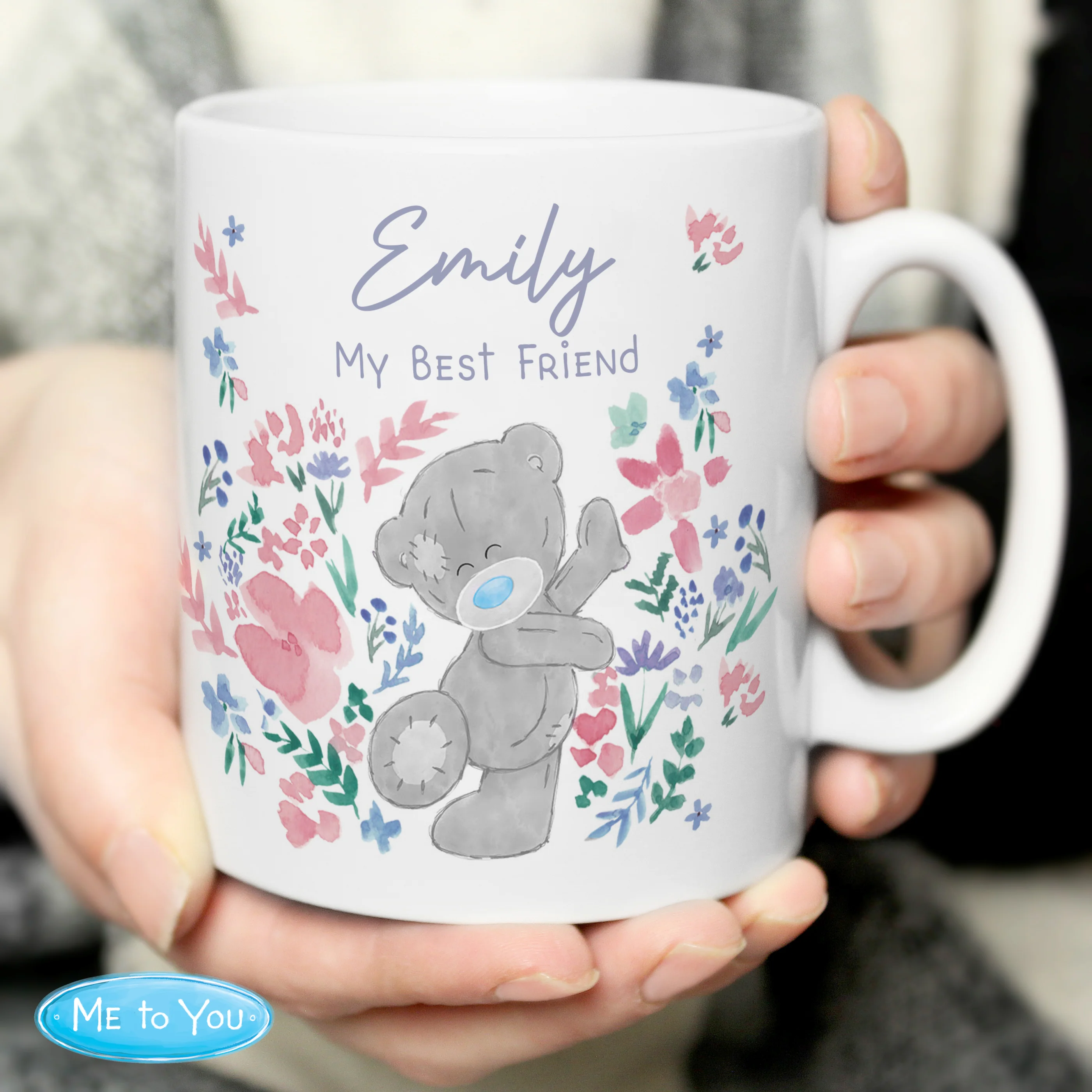 Personalised Me To You Pastel Floral Mug - Image 2