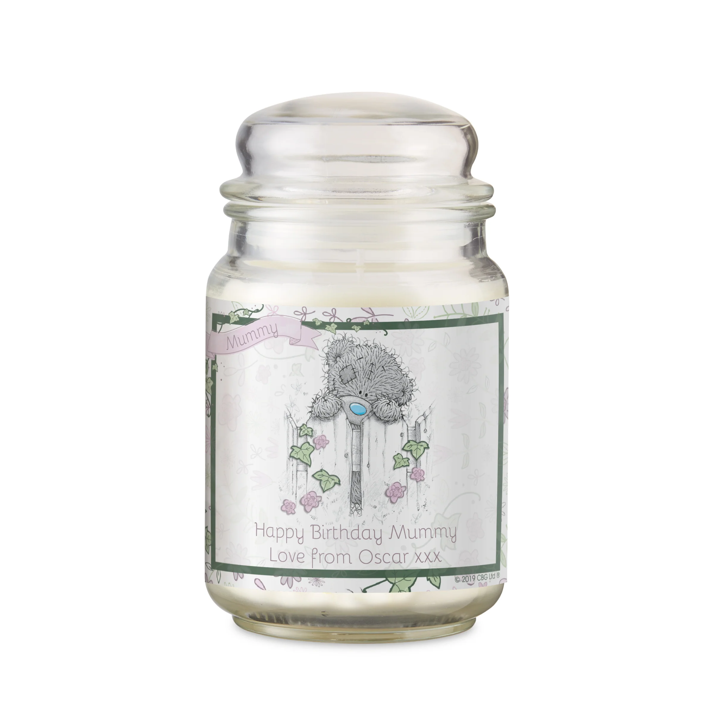 Personalised Me to You Secret Garden Large Candle Jar - Image 6