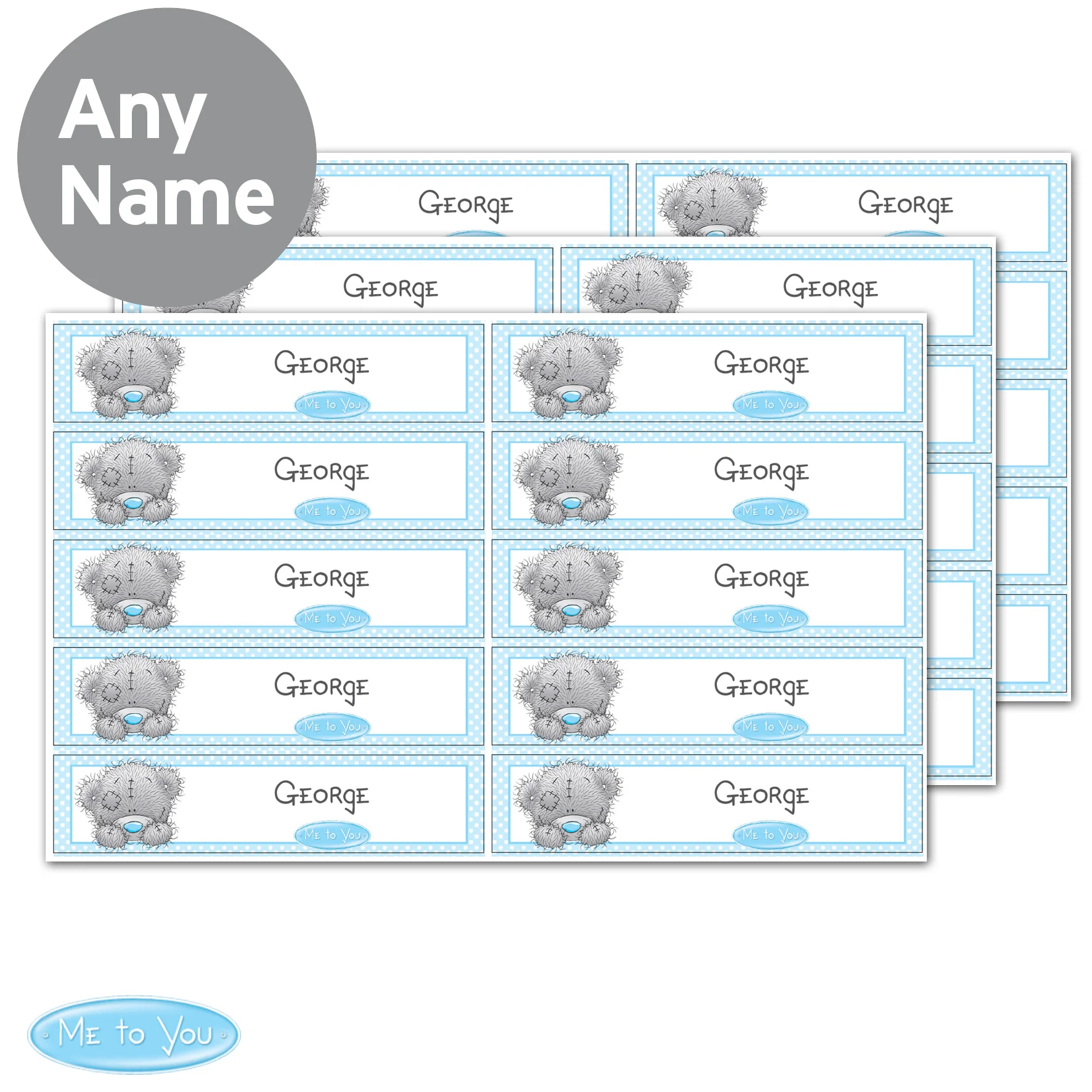 Personalised Me To You Stickers - Image 7