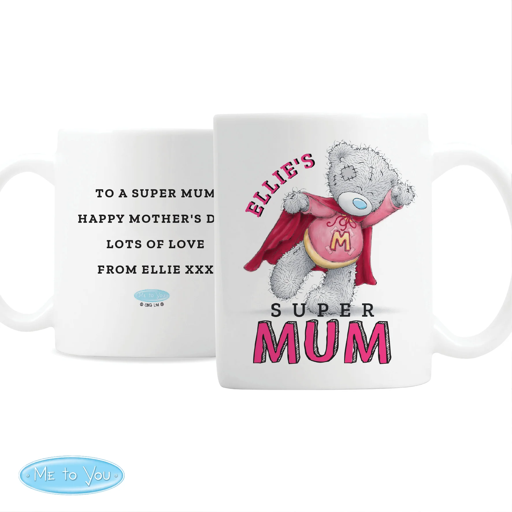 Personalised Me To You Super Mum Mug - Image 2
