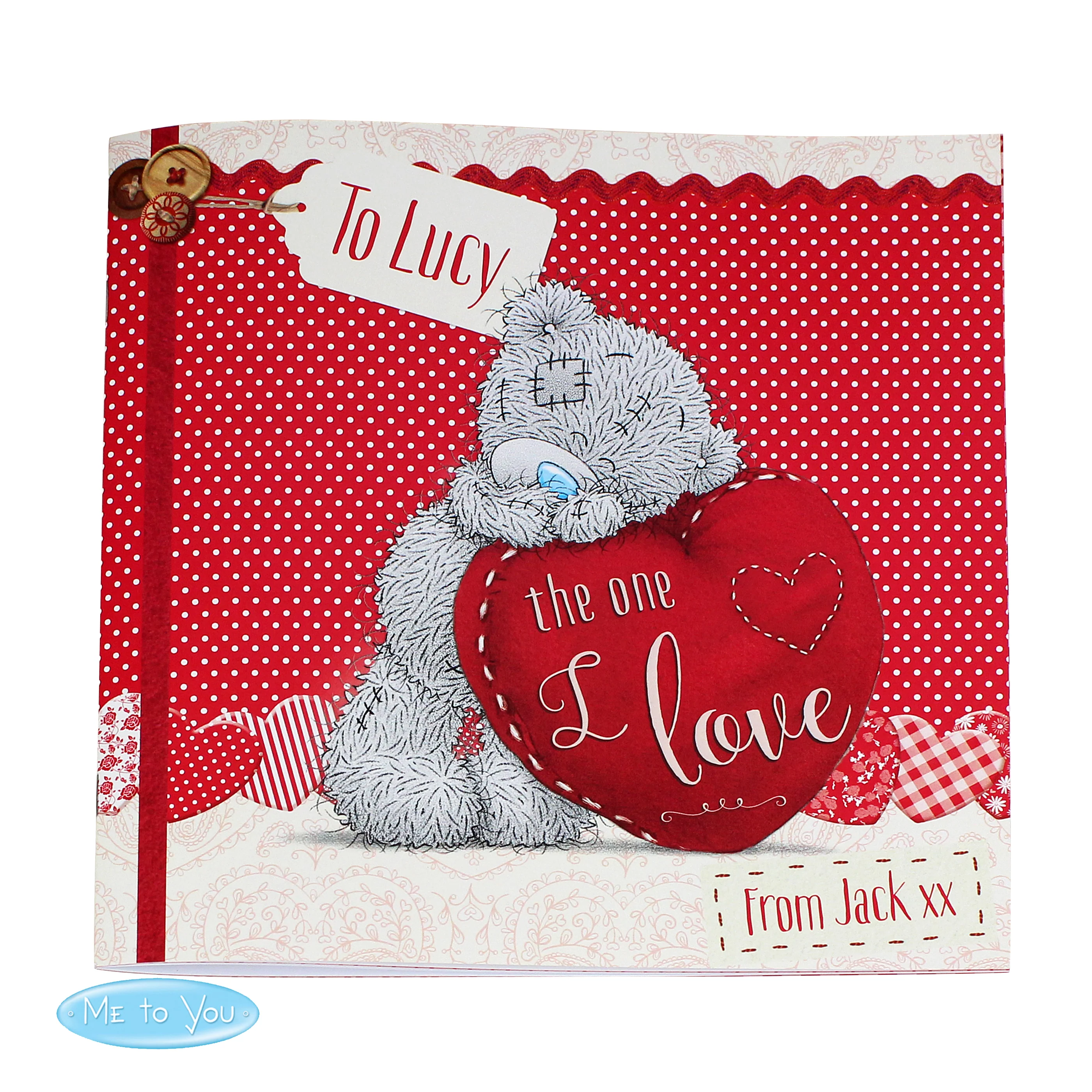 Personalised Me to You The One I Love Poem Book - Image 3