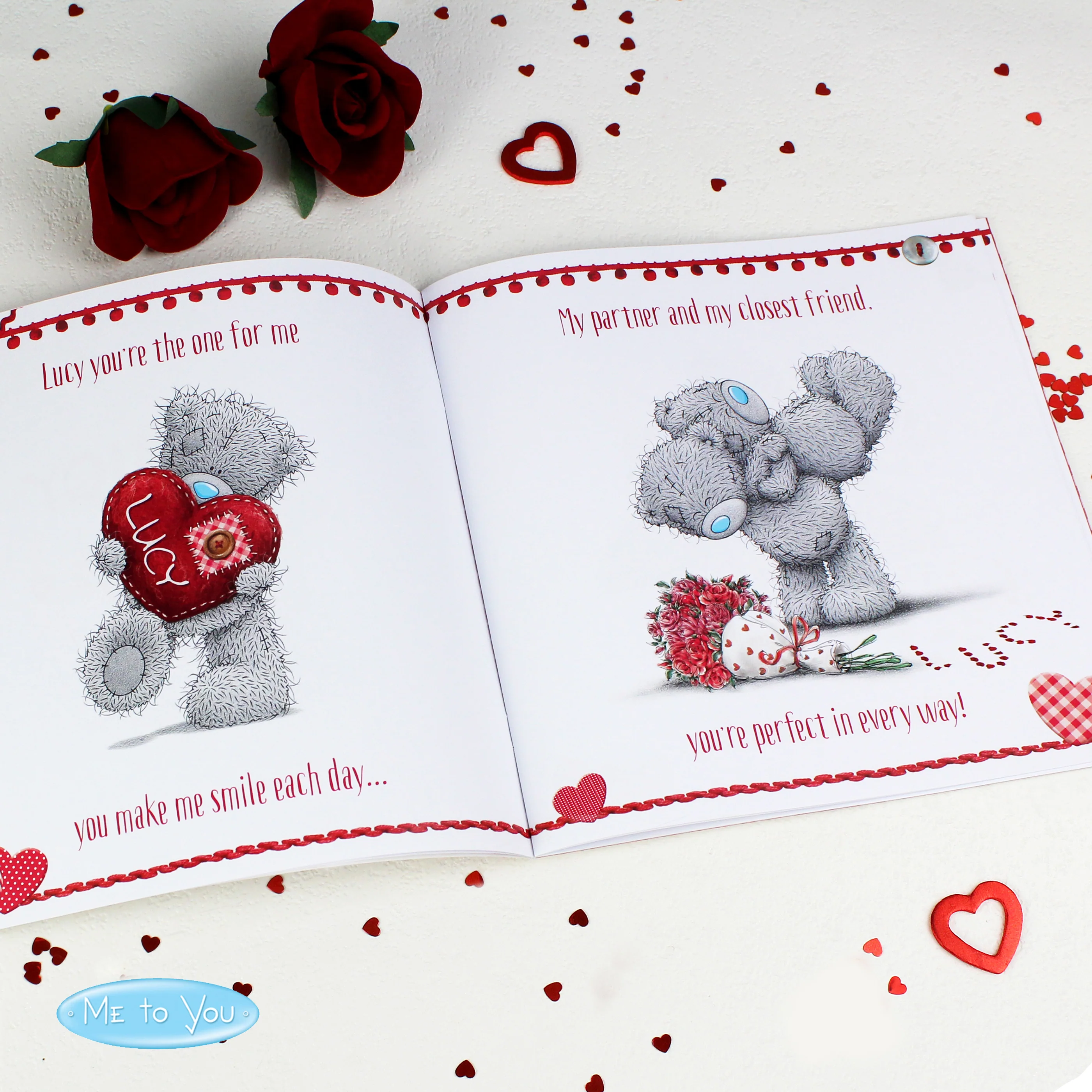 Personalised Me to You The One I Love Poem Book - Image 6