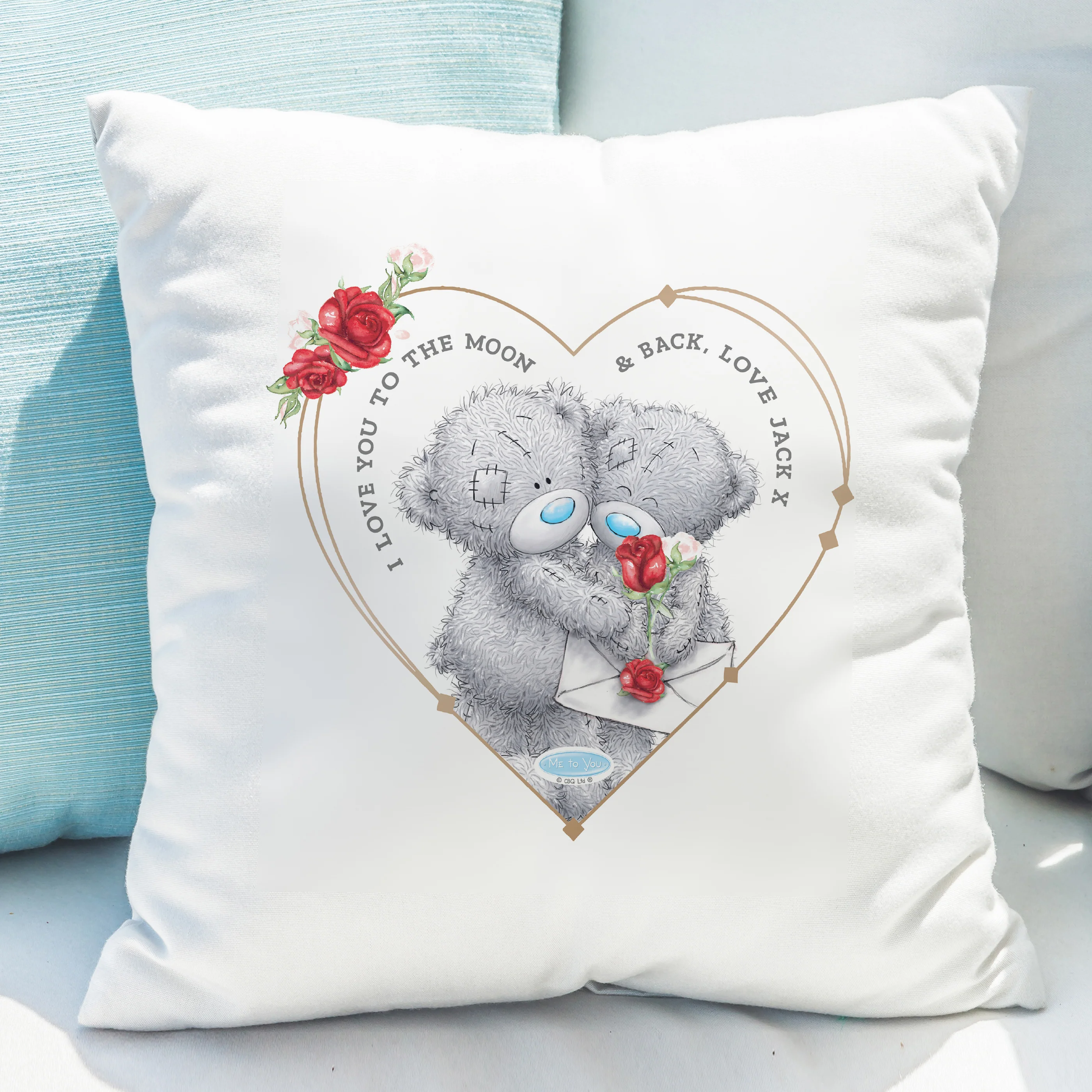 Personalised Me to You Valentine Cushion - Image 3