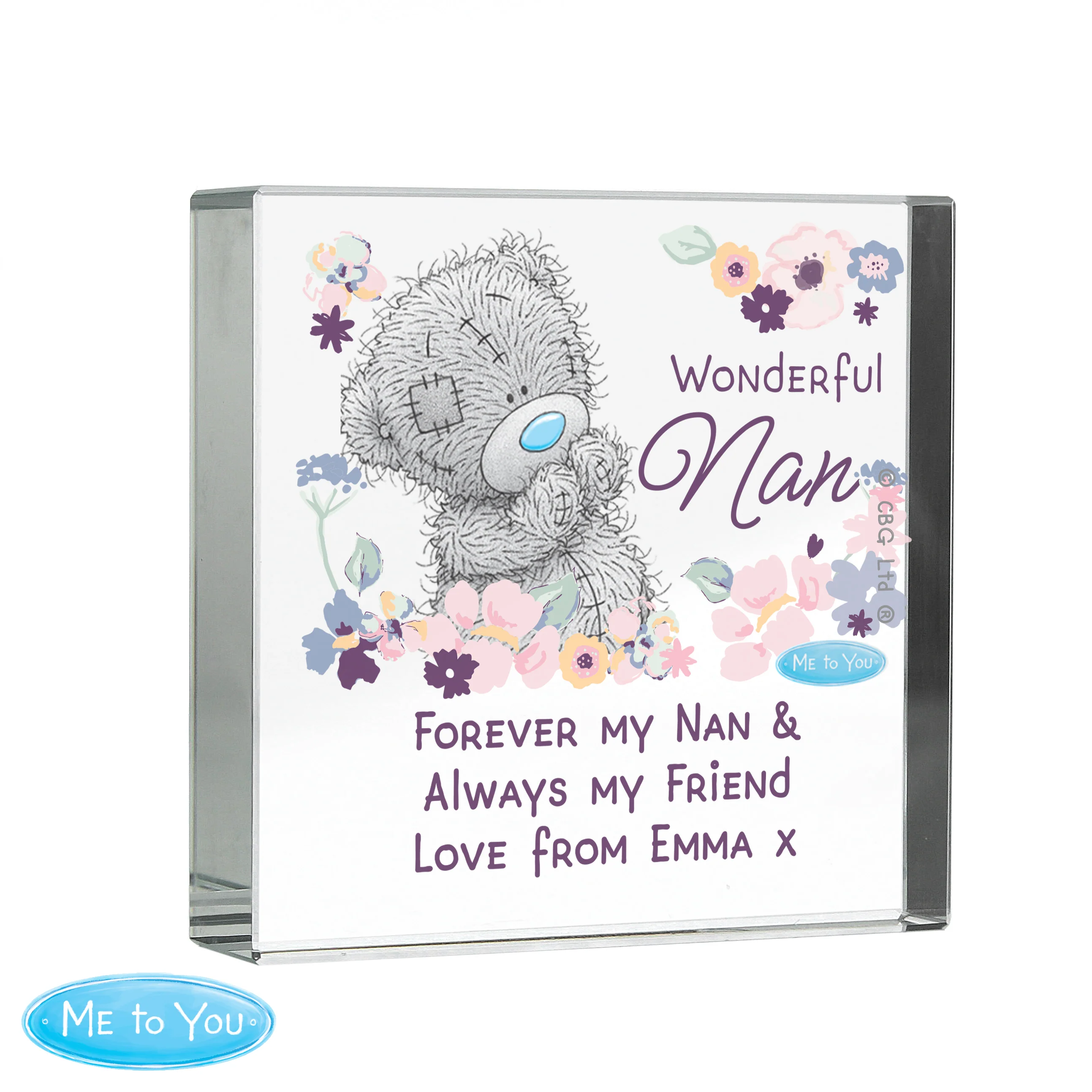 Personalised Me to You Wonderful Nan Crystal Token - Image 5