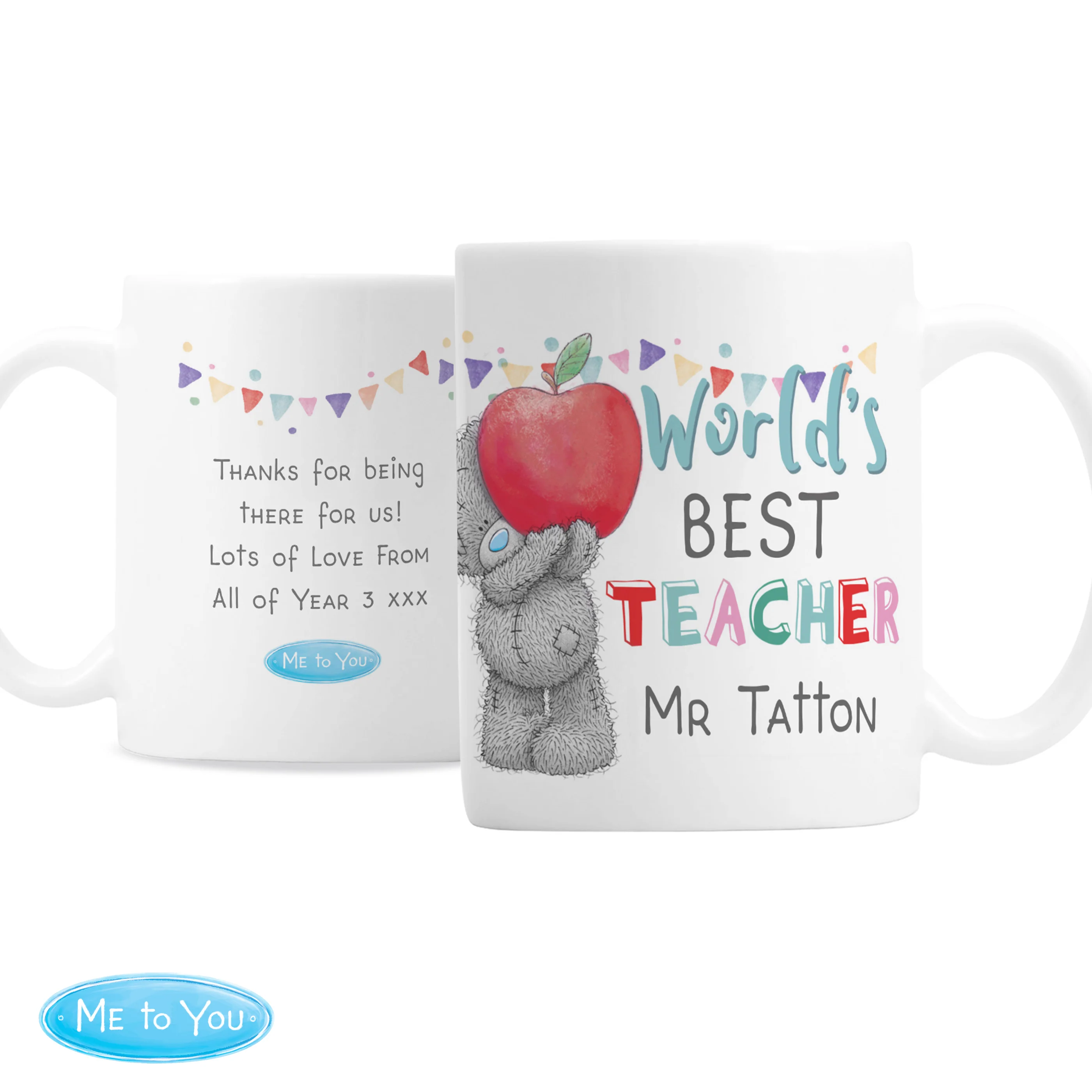 Personalised Me to You World's Best Teacher Mug - Image 2