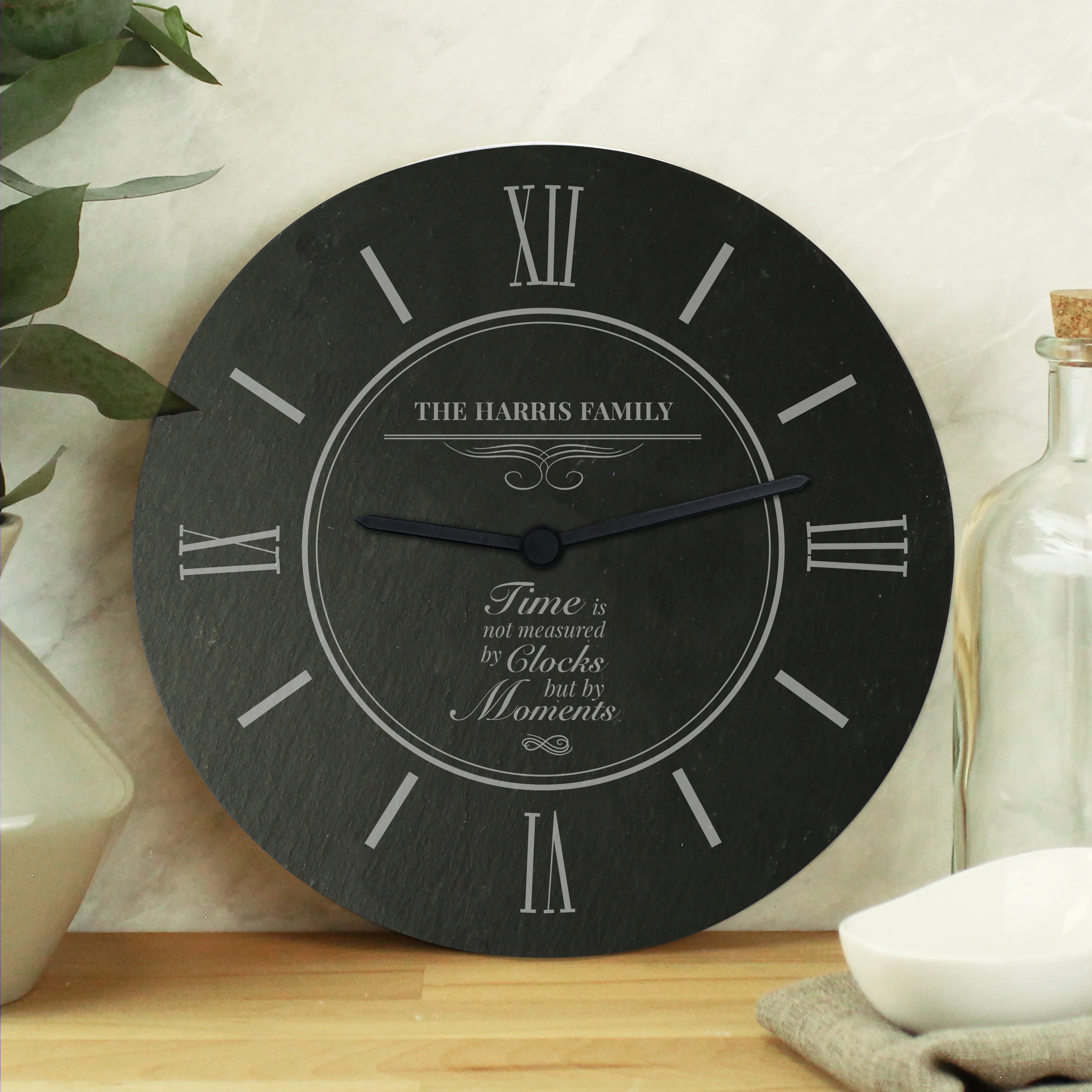 Personalised Moments Slate Clock - Image 4