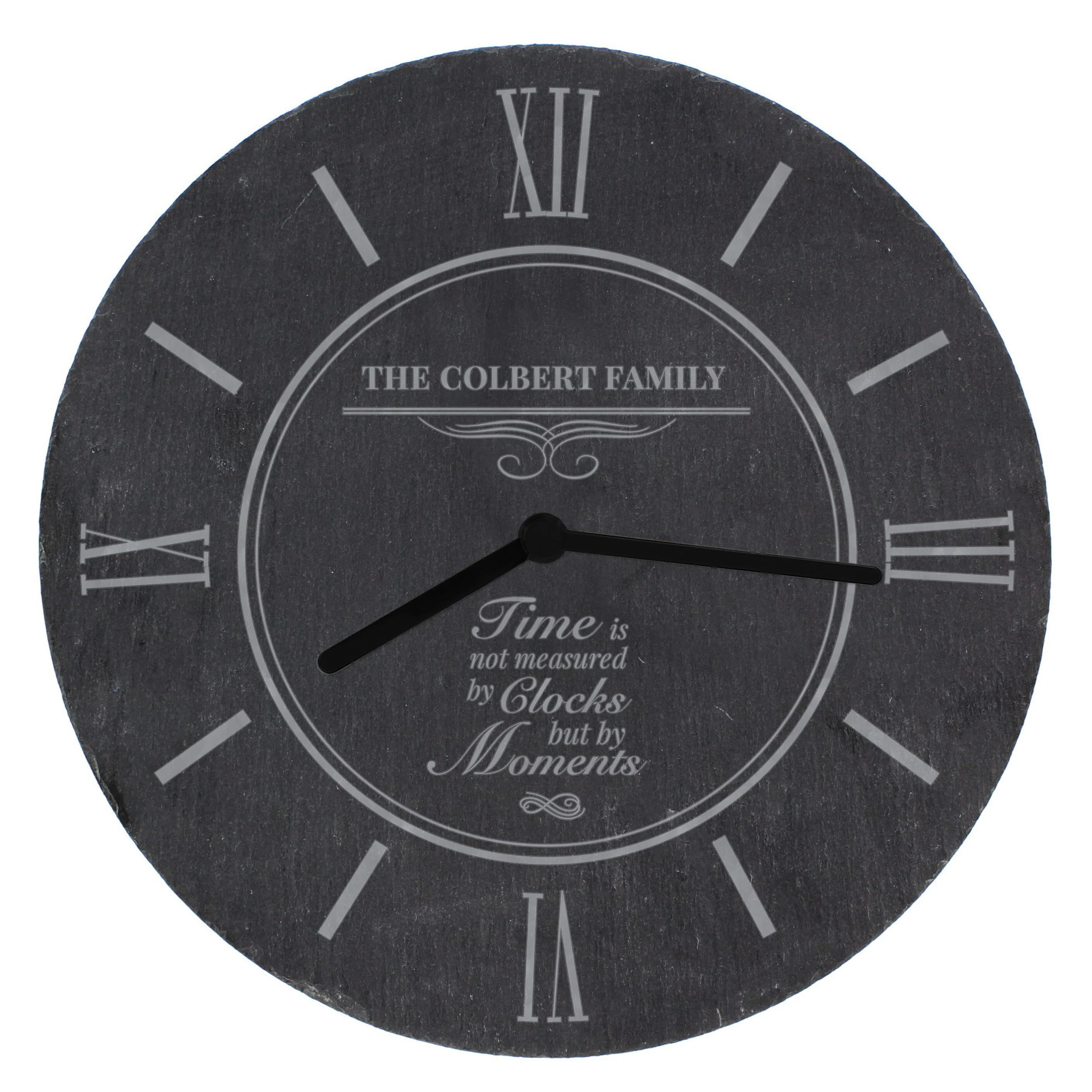 Personalised Moments Slate Clock - Image 5