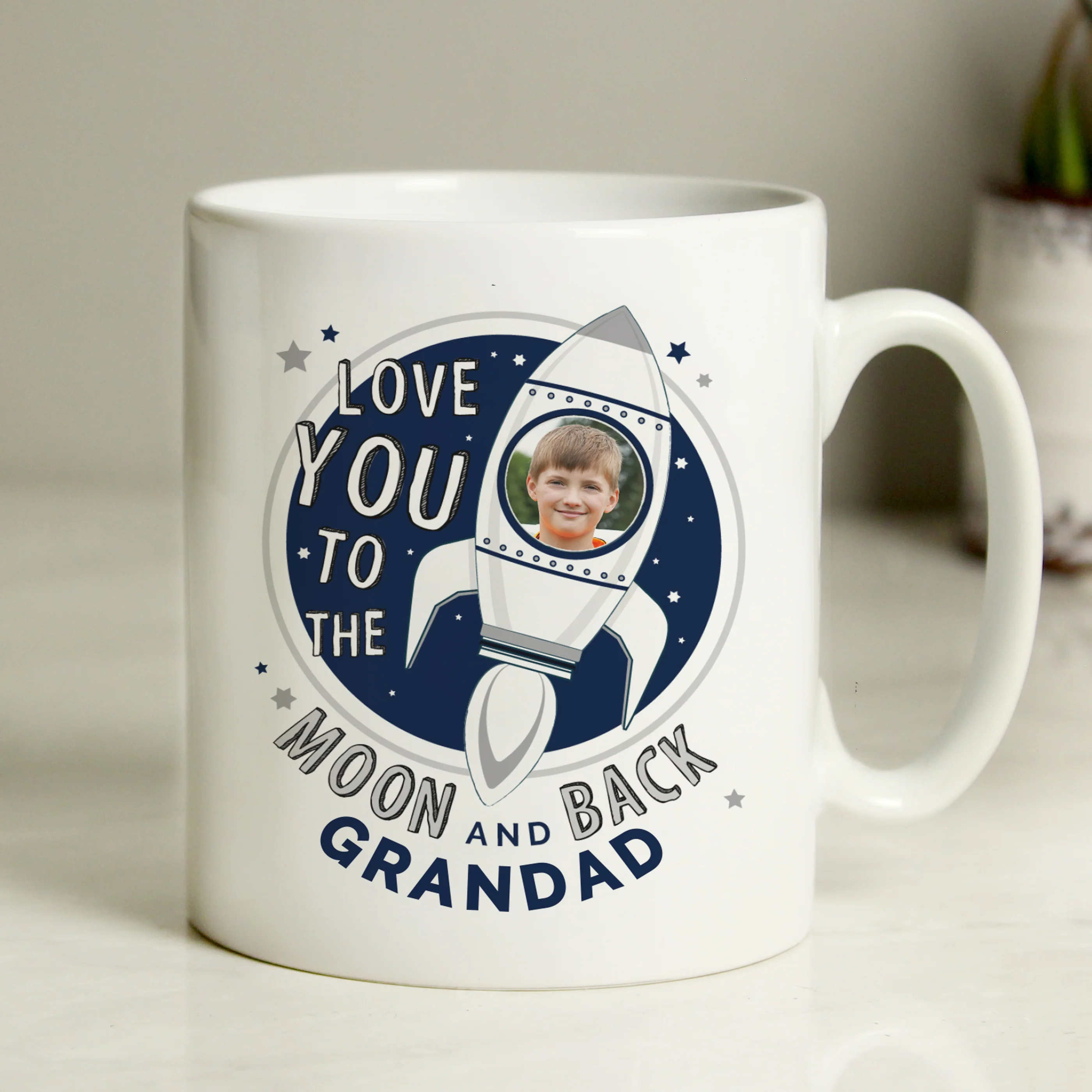 Personalised Moon & Back Photo Upload Mug - Image 3