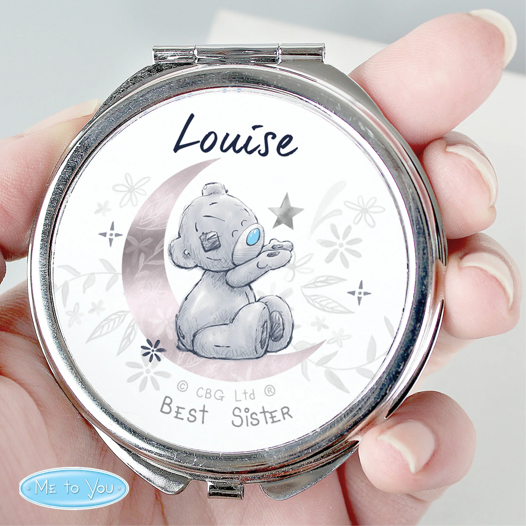Personalised Moon & Stars Me To You Compact Mirror - Image 4