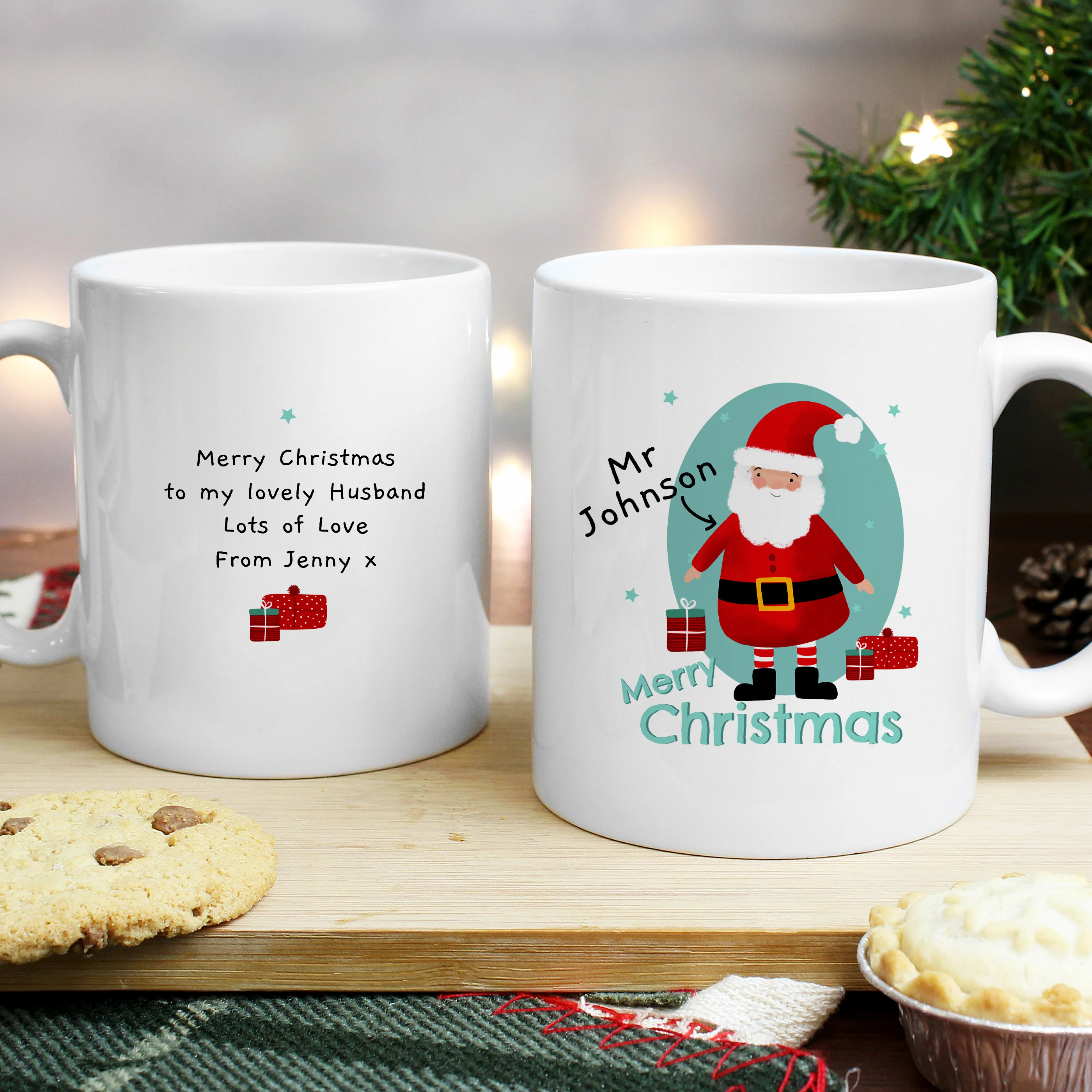 Personalised Mr Claus Christmas Mug - Image 2