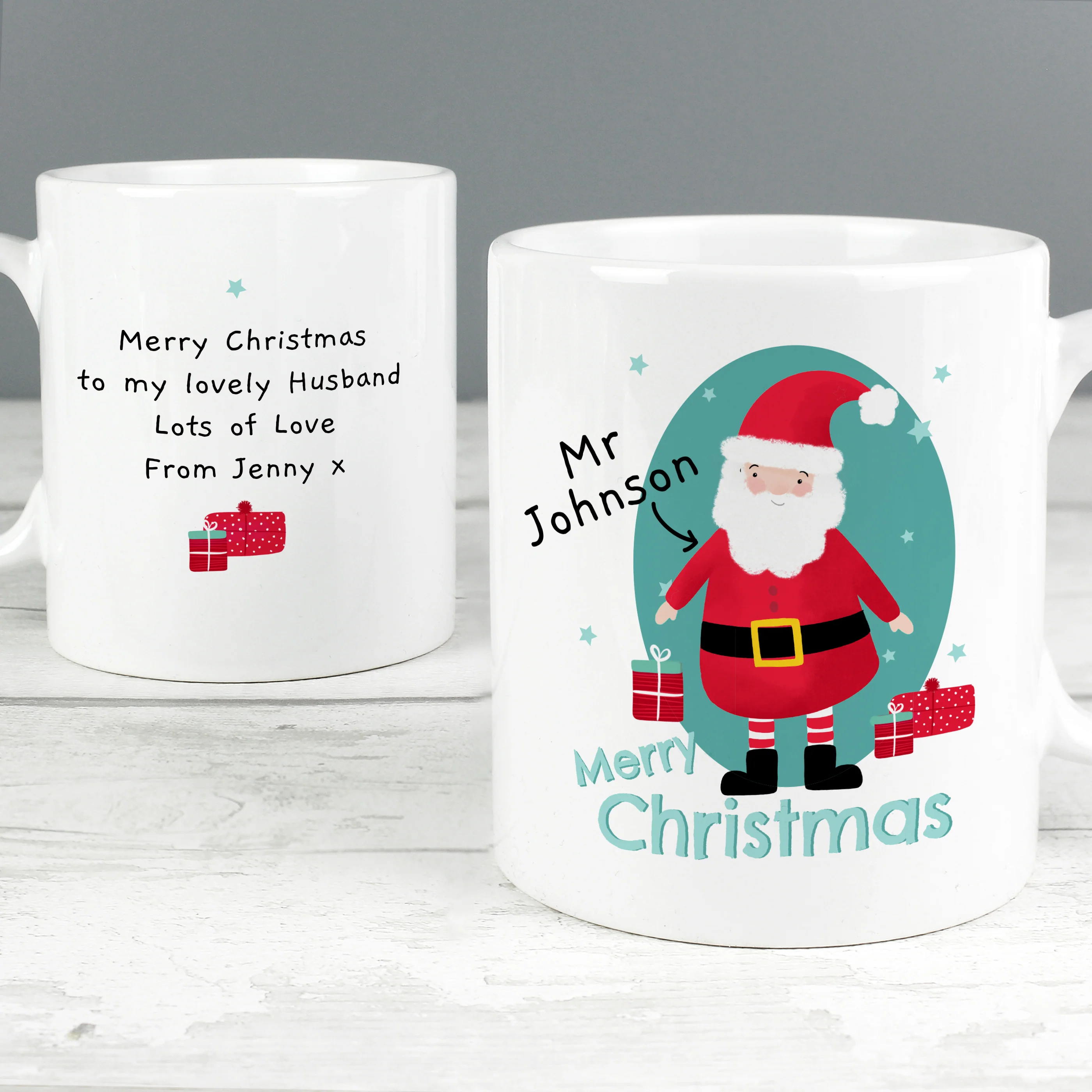 Personalised Mr Claus Christmas Mug - Image 3