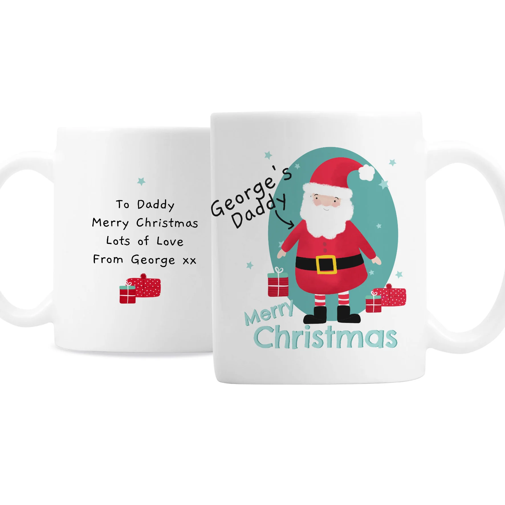 Personalised Mr Claus Christmas Mug - Image 5