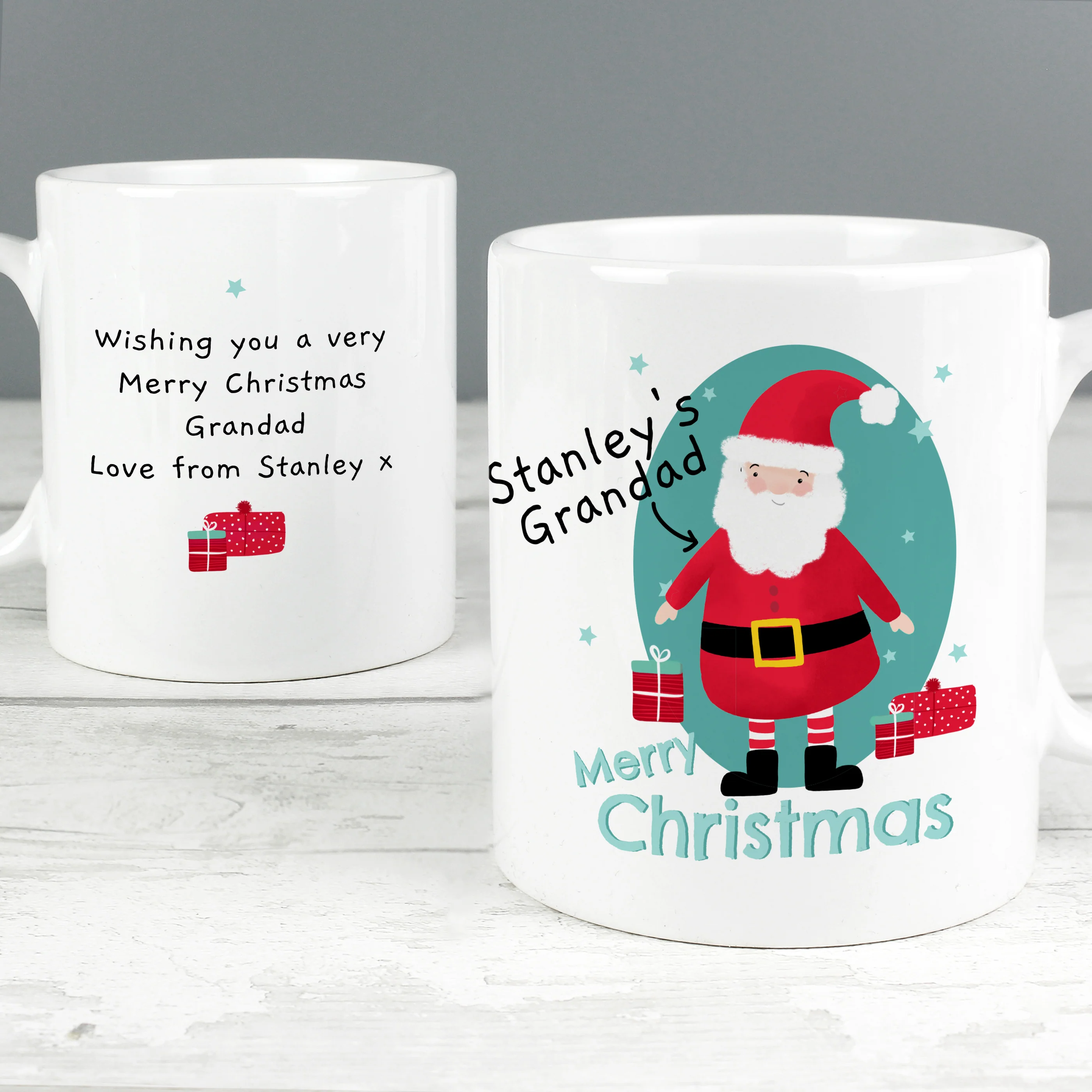 Personalised Mr Claus Christmas Mug - Image 6