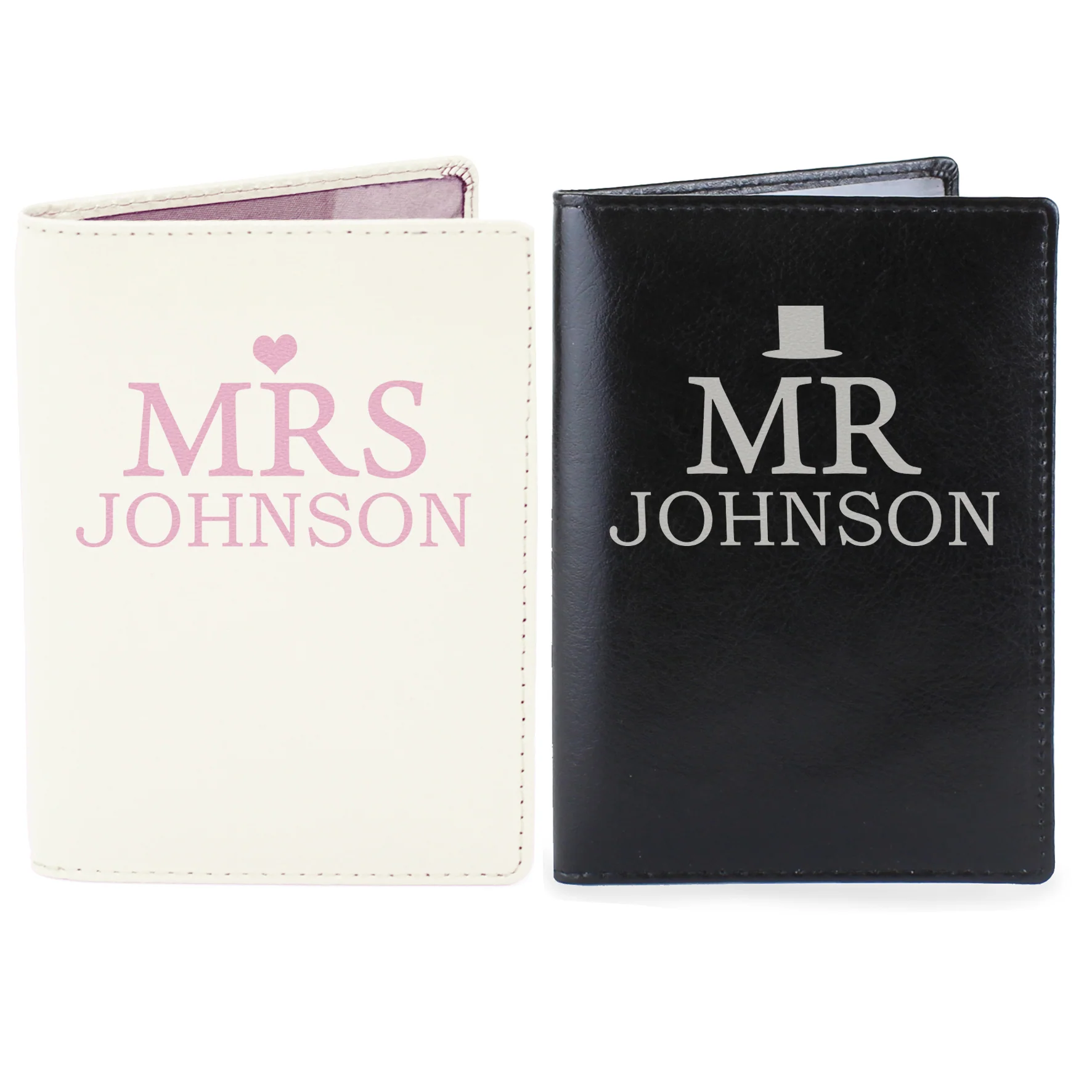 Personalised Mr & Mrs Passport Holder Set - Image 2