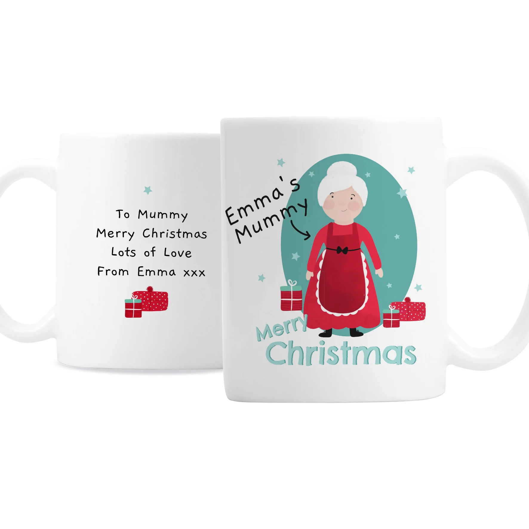 Personalised Mrs Claus Christmas Mug - Image 5
