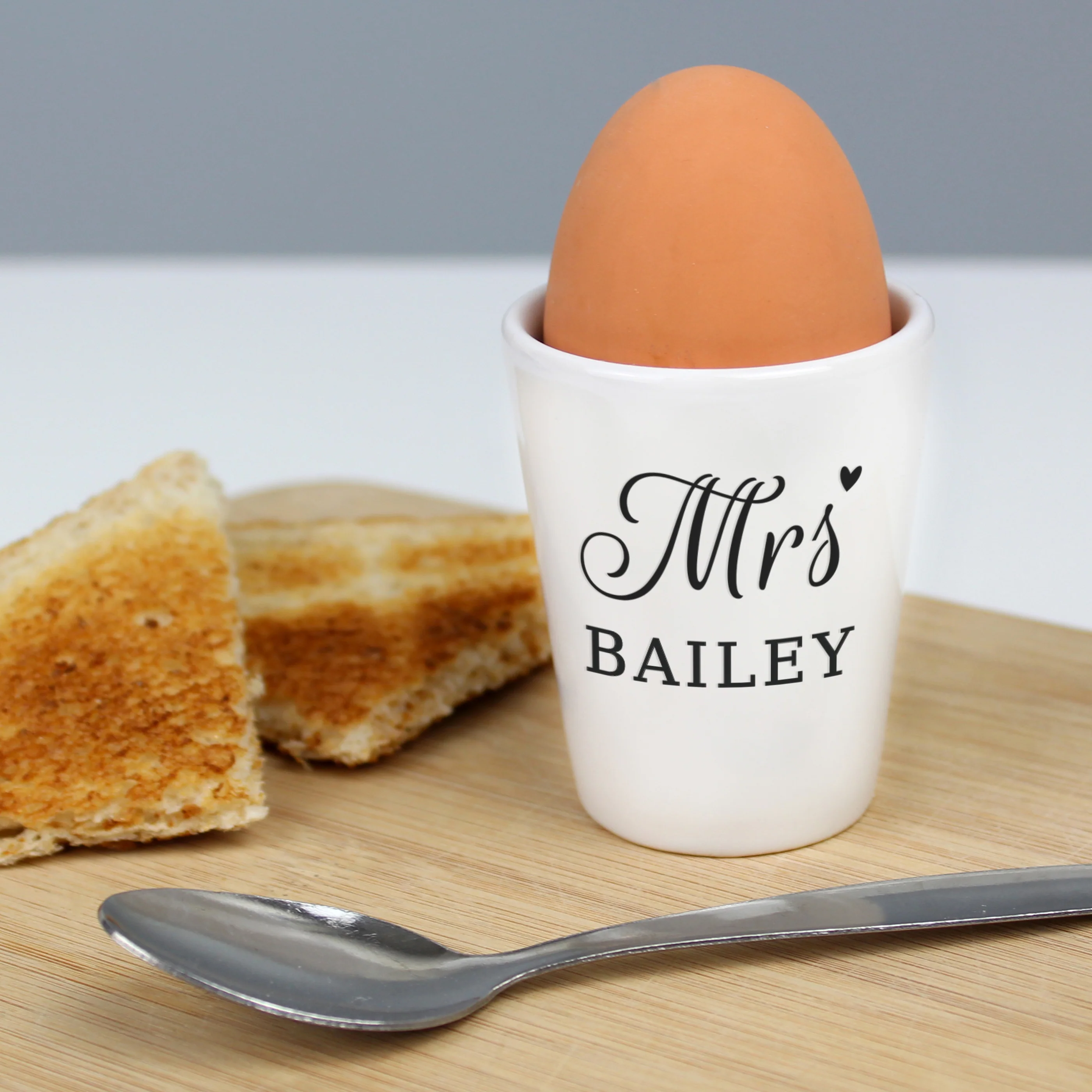 Personalised Mrs Egg Cup - Image 3