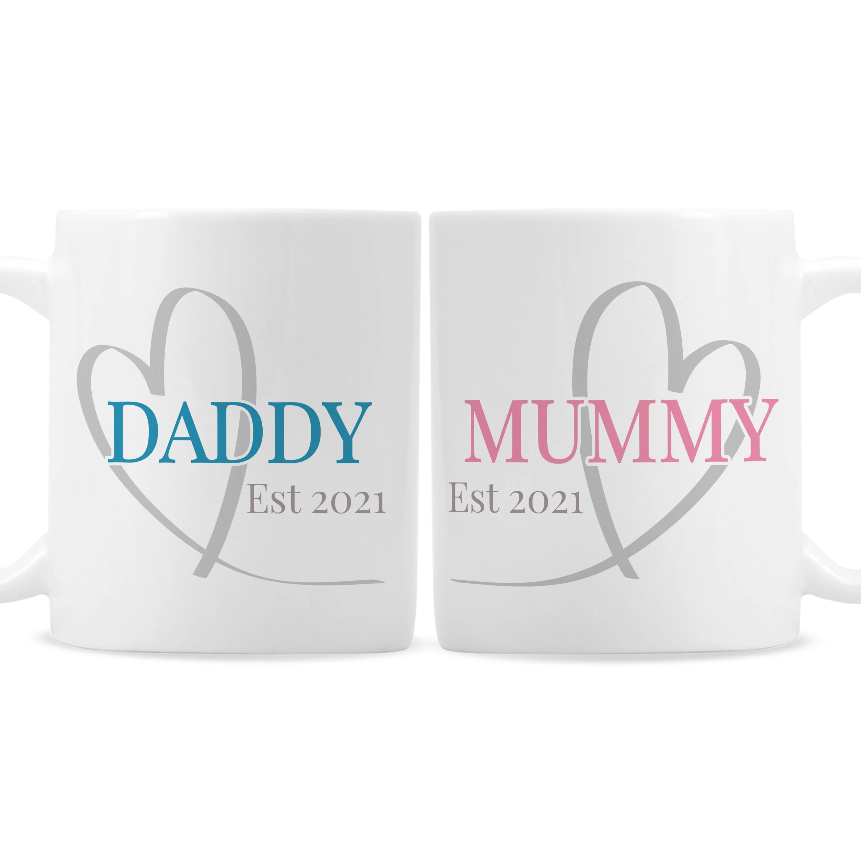 Personalised Mummy & Daddy Mug Set - Image 2