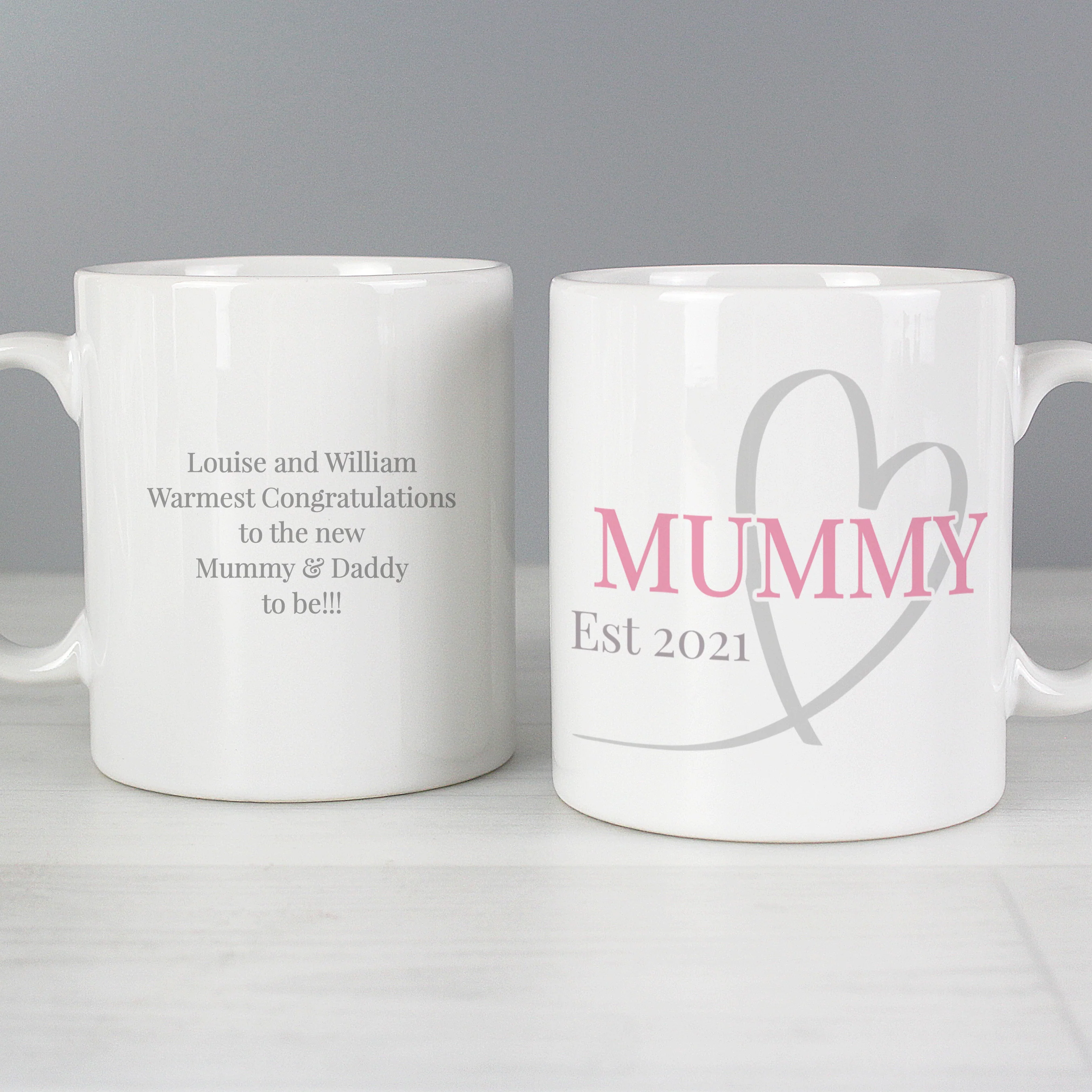 Personalised Mummy & Daddy Mug Set - Image 4