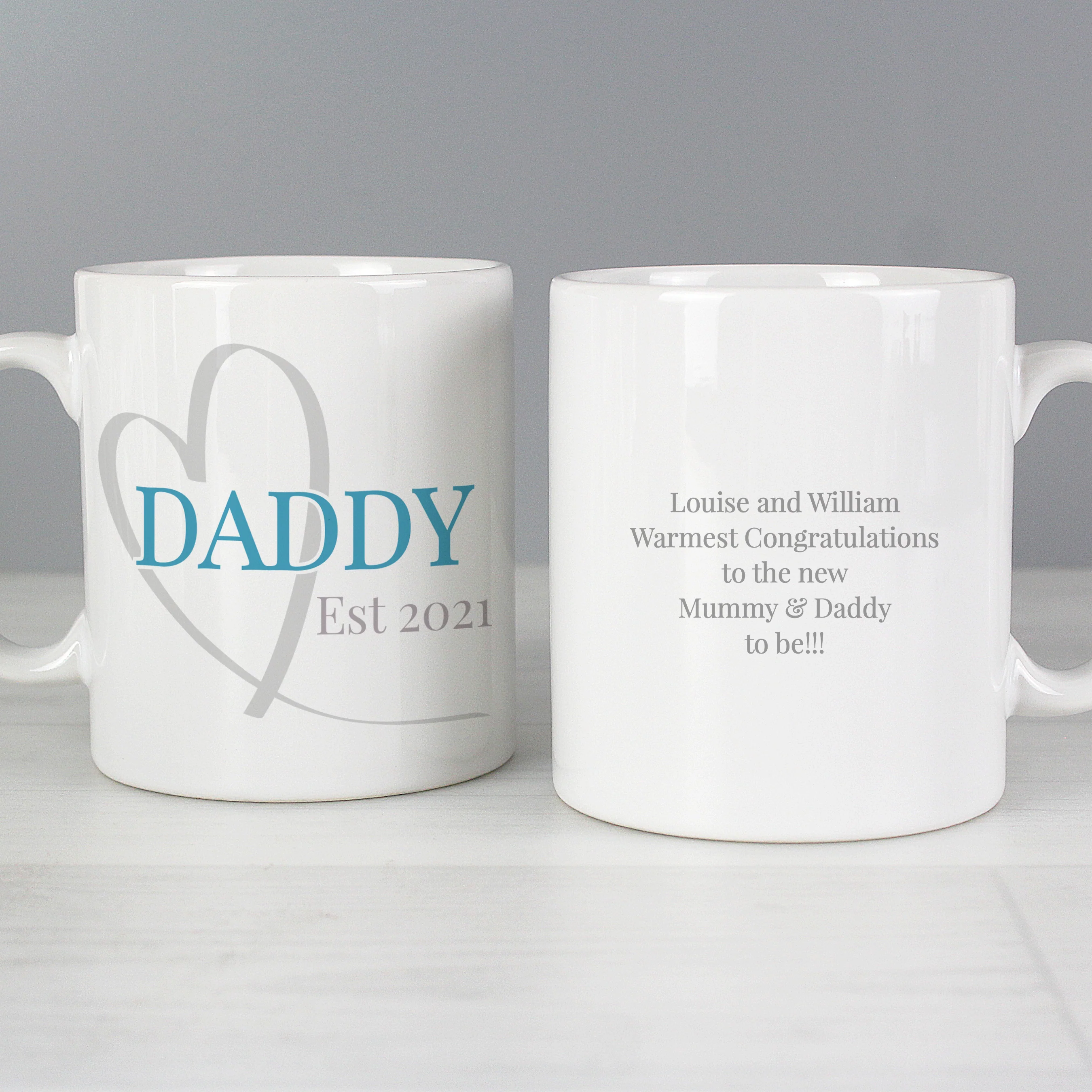 Personalised Mummy & Daddy Mug Set - Image 5