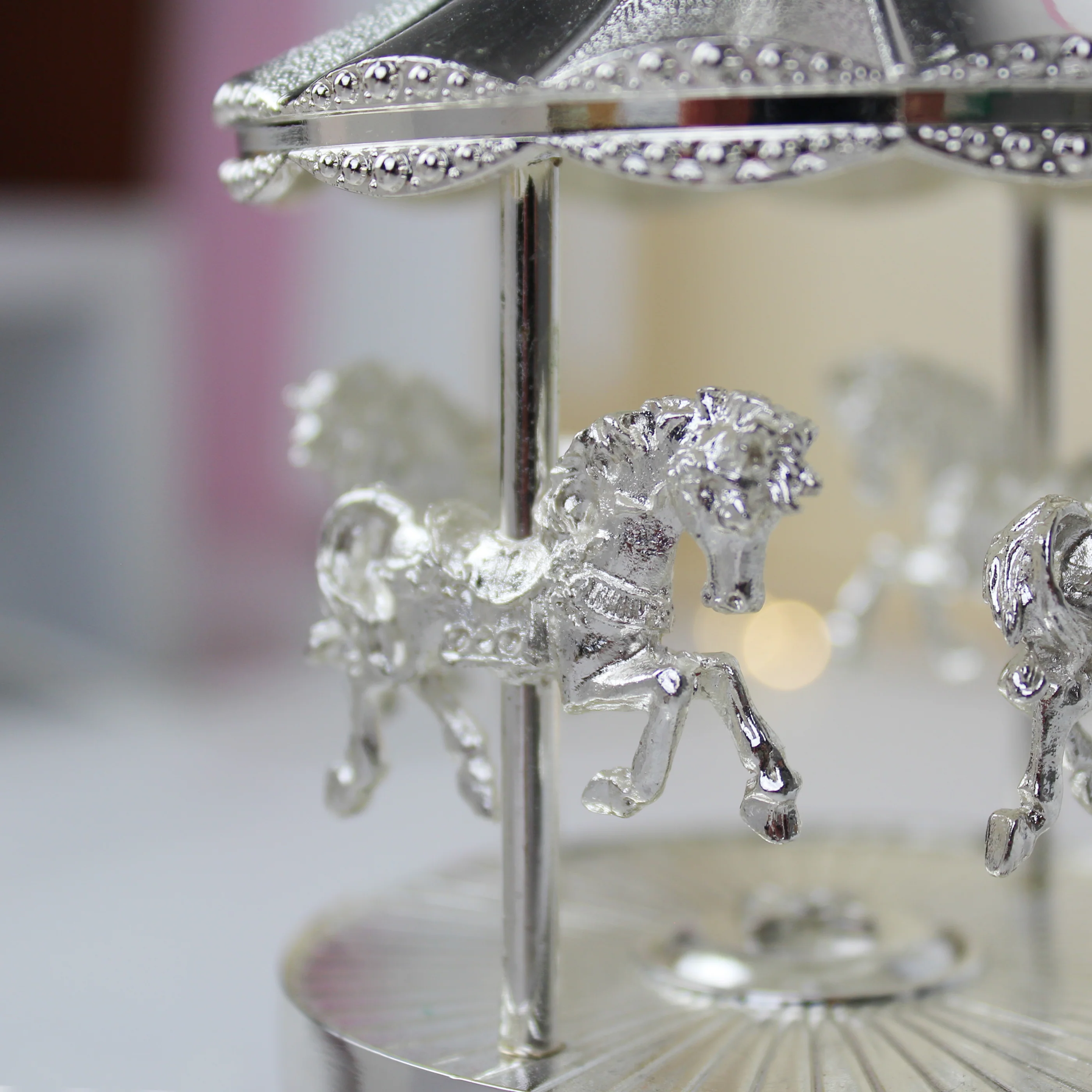 Personalised Musical Carousel Ornament - Image 4