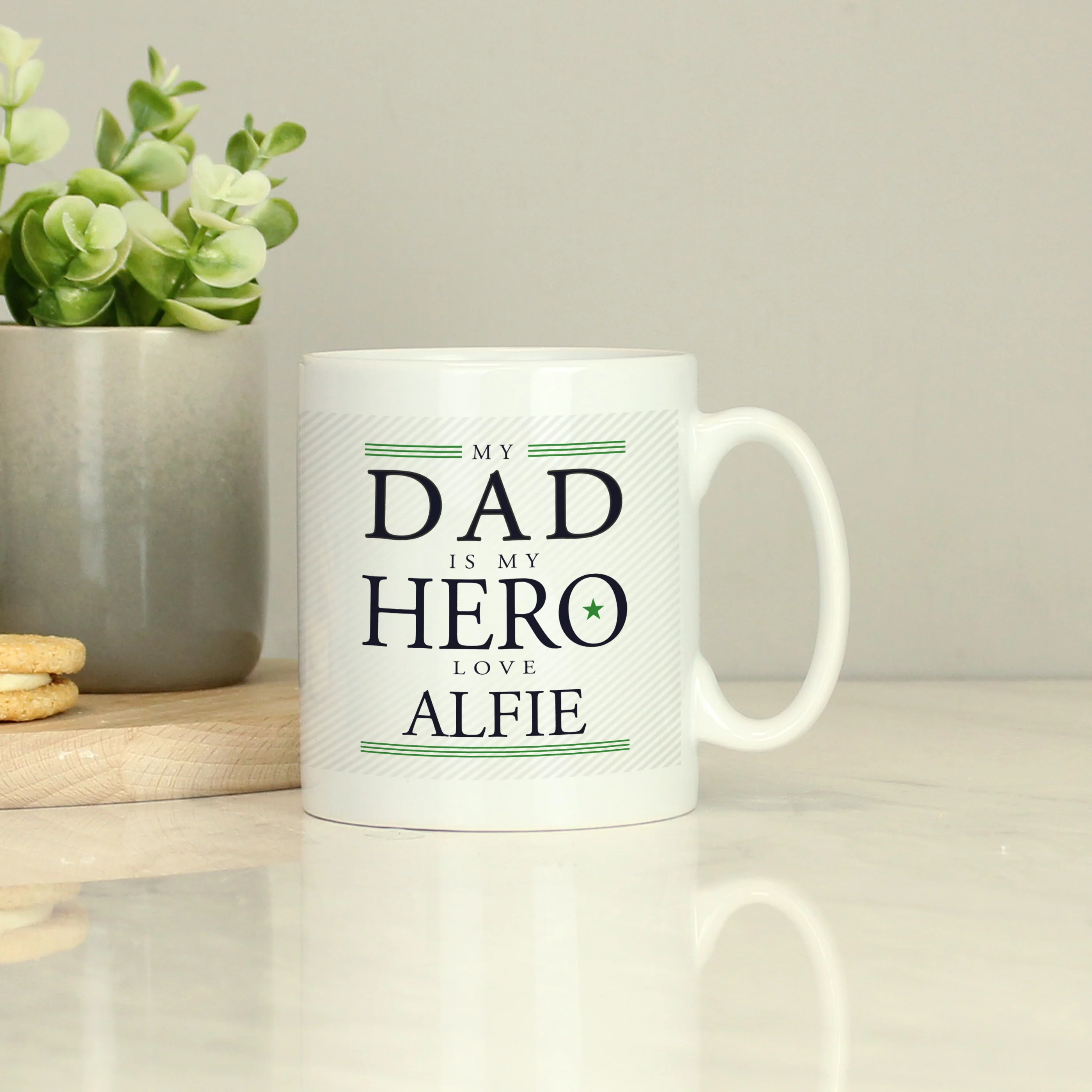 Personalised My Dad is My Hero Mug - Image 3