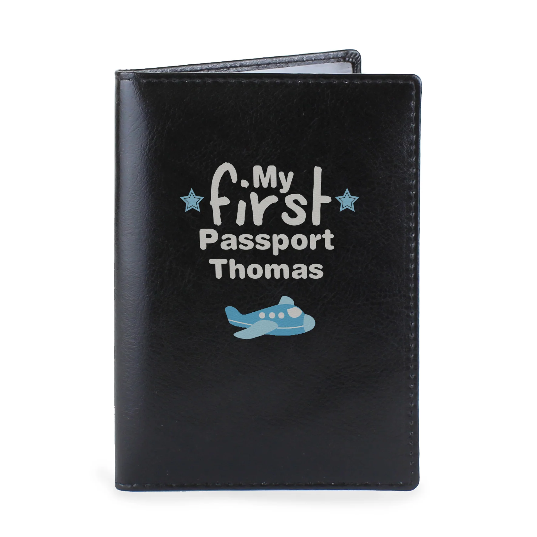 Personalised My First Black Passport Holder - Image 2
