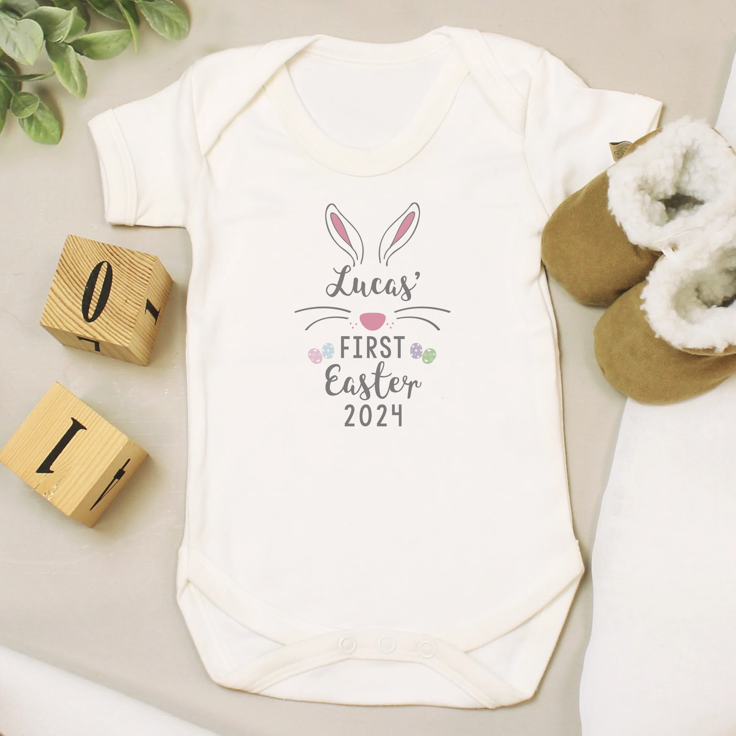 Personalised My First Easter Baby Vest - Image 4