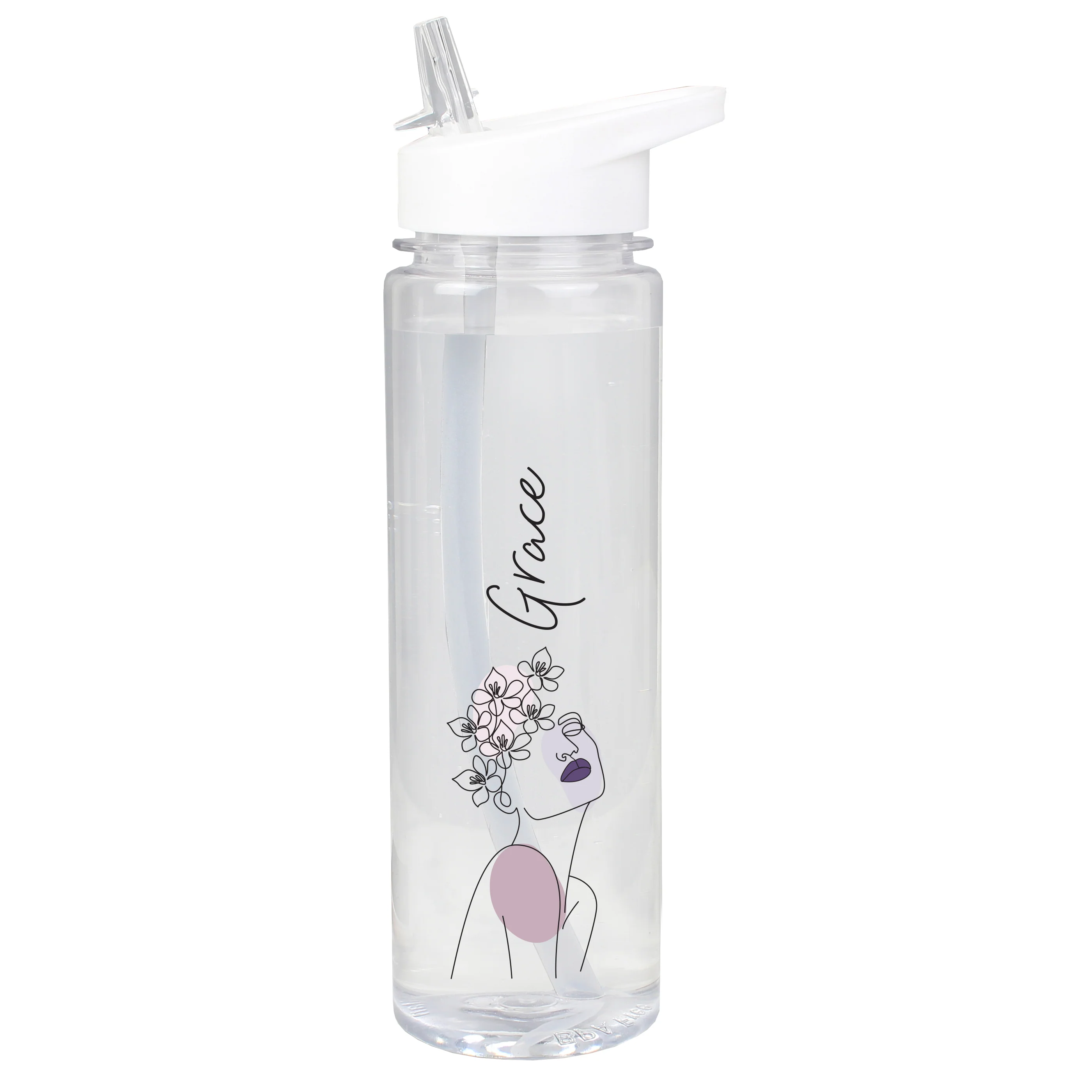Personalised Natalia Line Art Water Bottle - Image 2