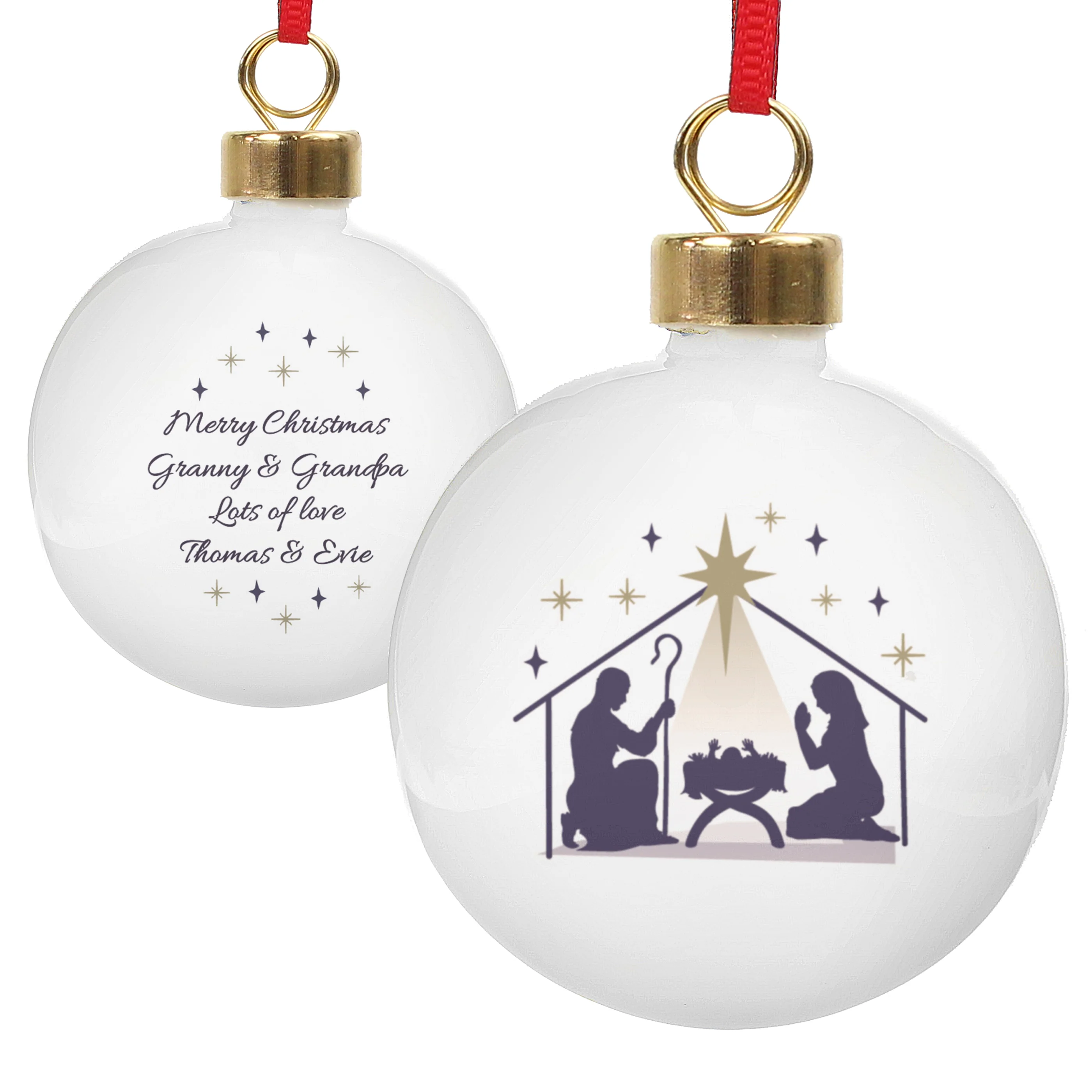 Personalised Nativity Bauble - Image 5
