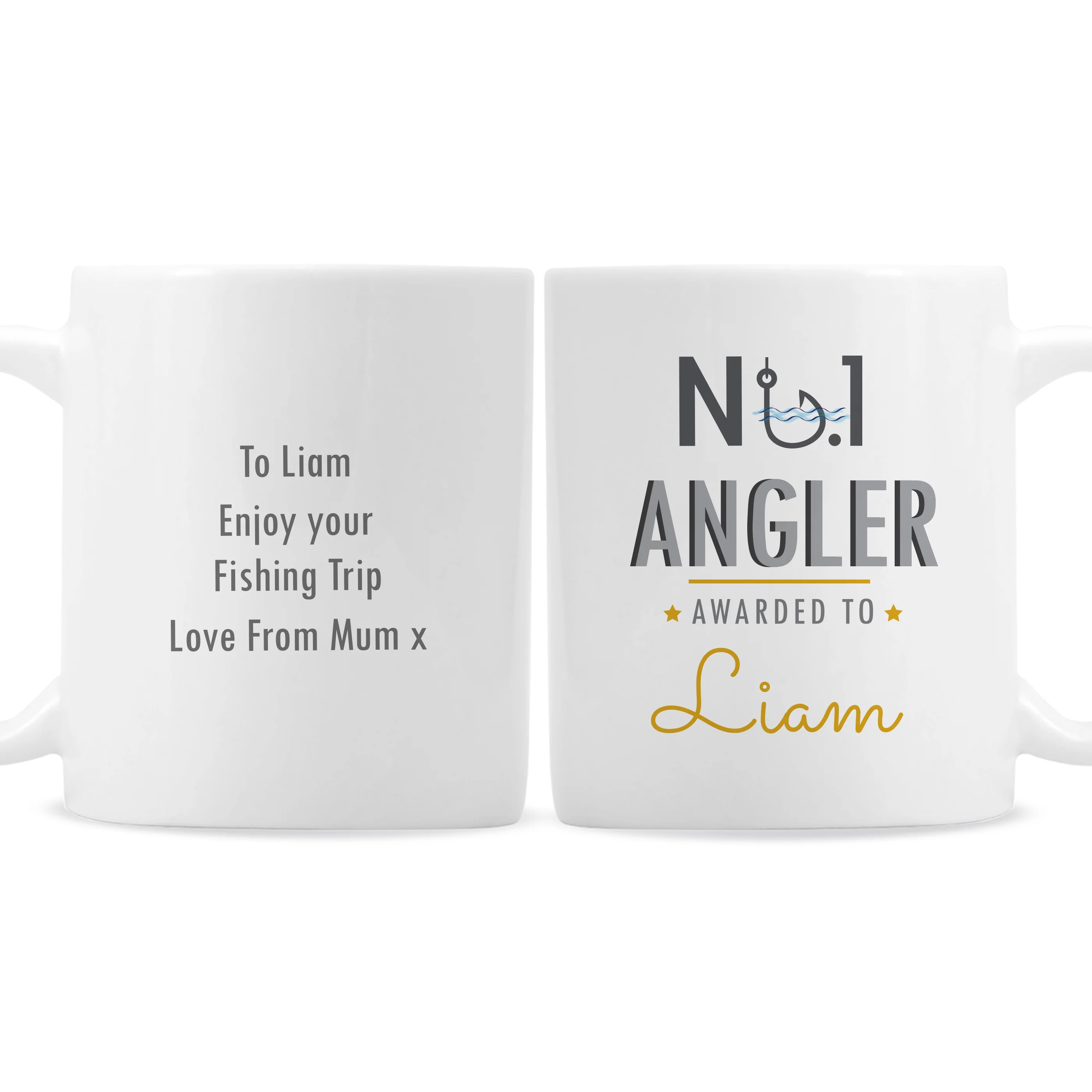 Personalised No.1 Angler Mug - Image 2