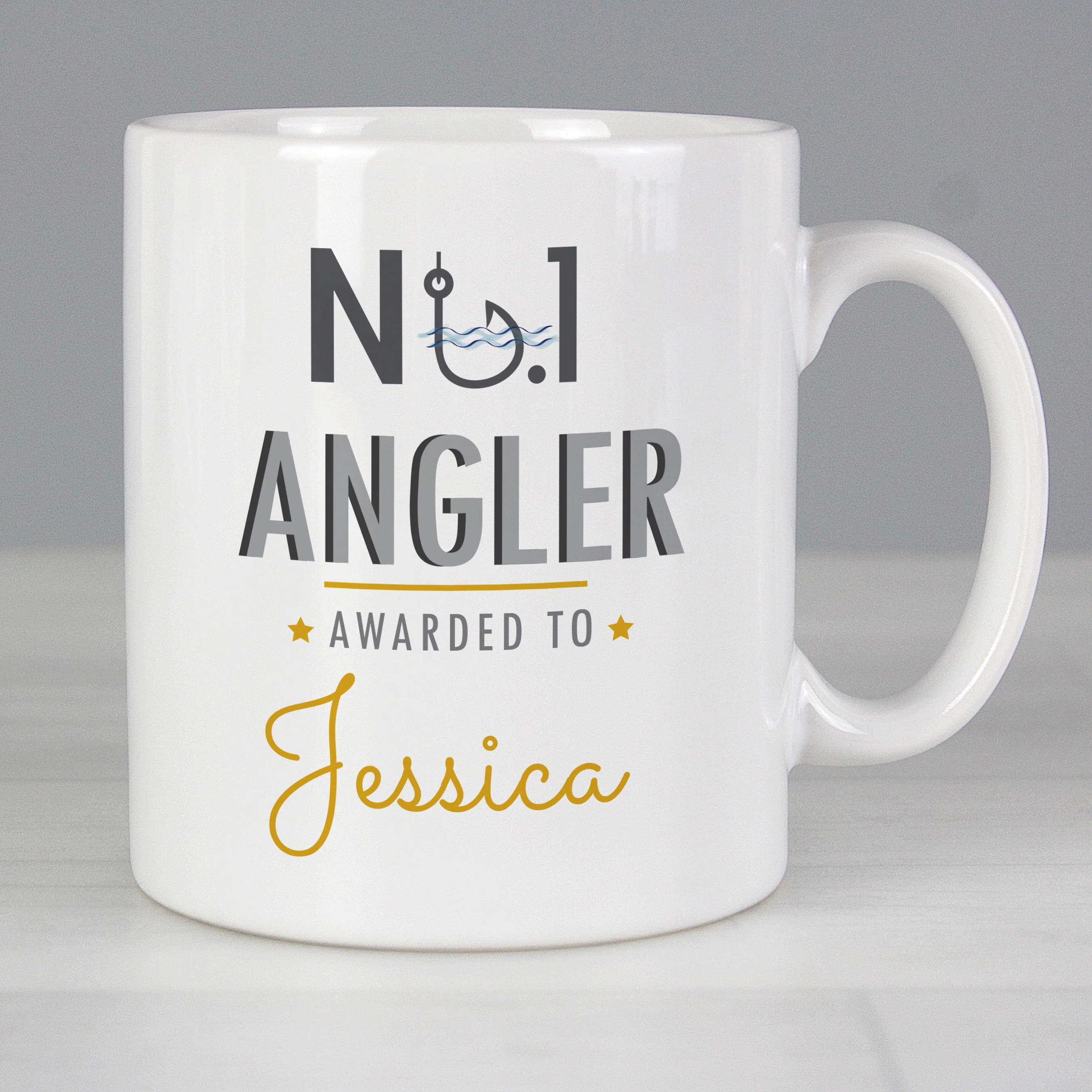 Personalised No.1 Angler Mug - Image 3