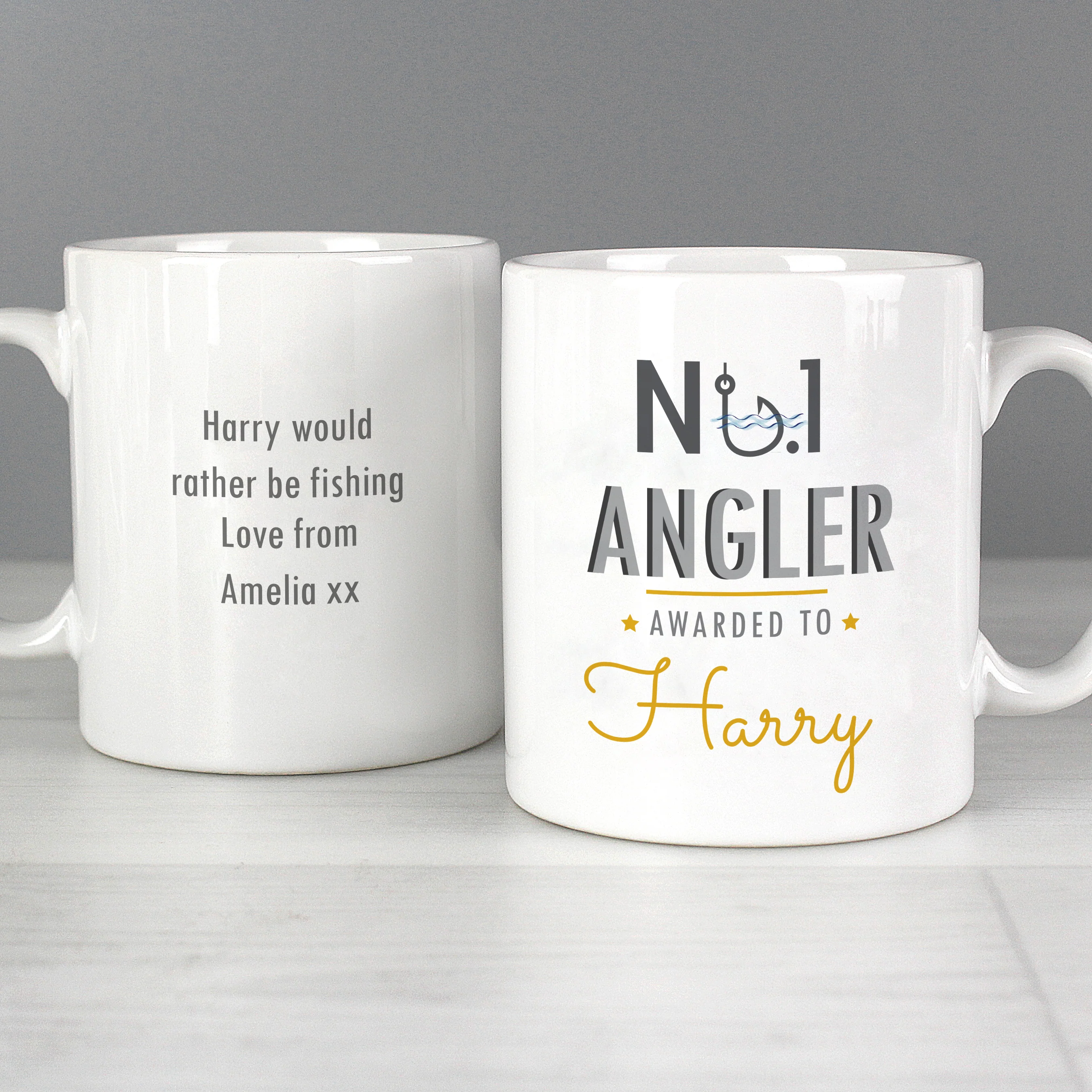 Personalised No.1 Angler Mug - Image 5