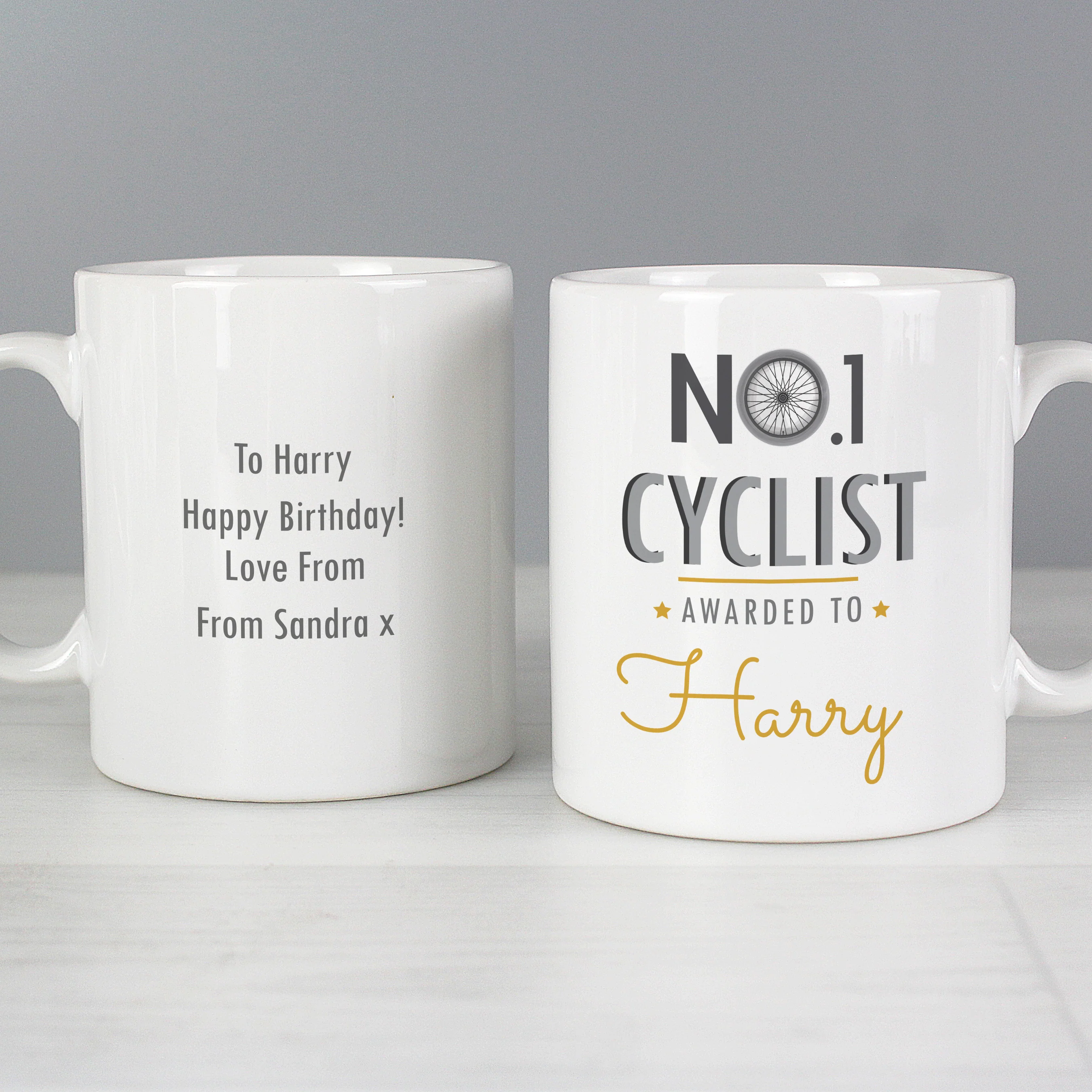 Personalised No.1 Cyclist Mug - Image 5