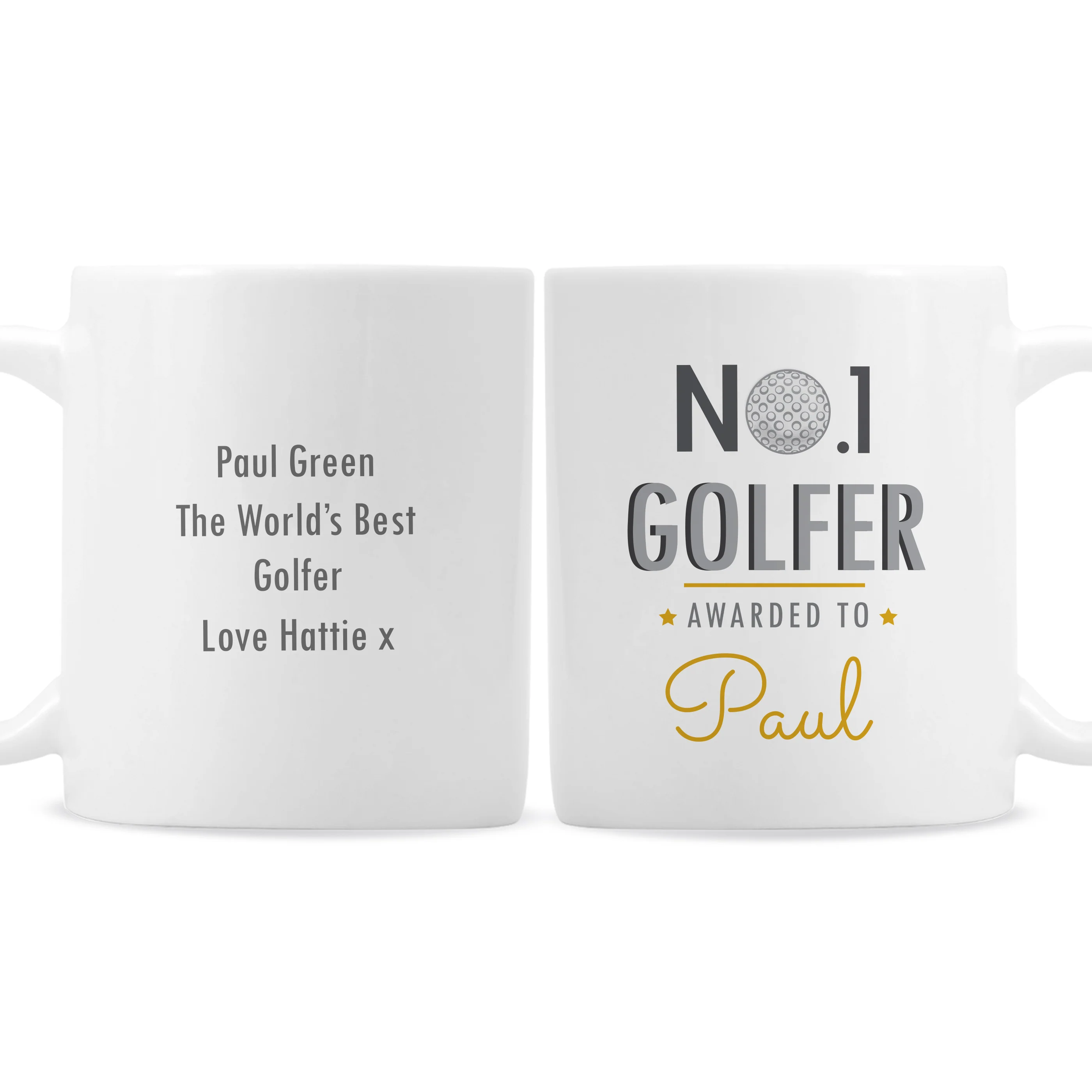 Personalised No.1 Golfer Mug - Image 2