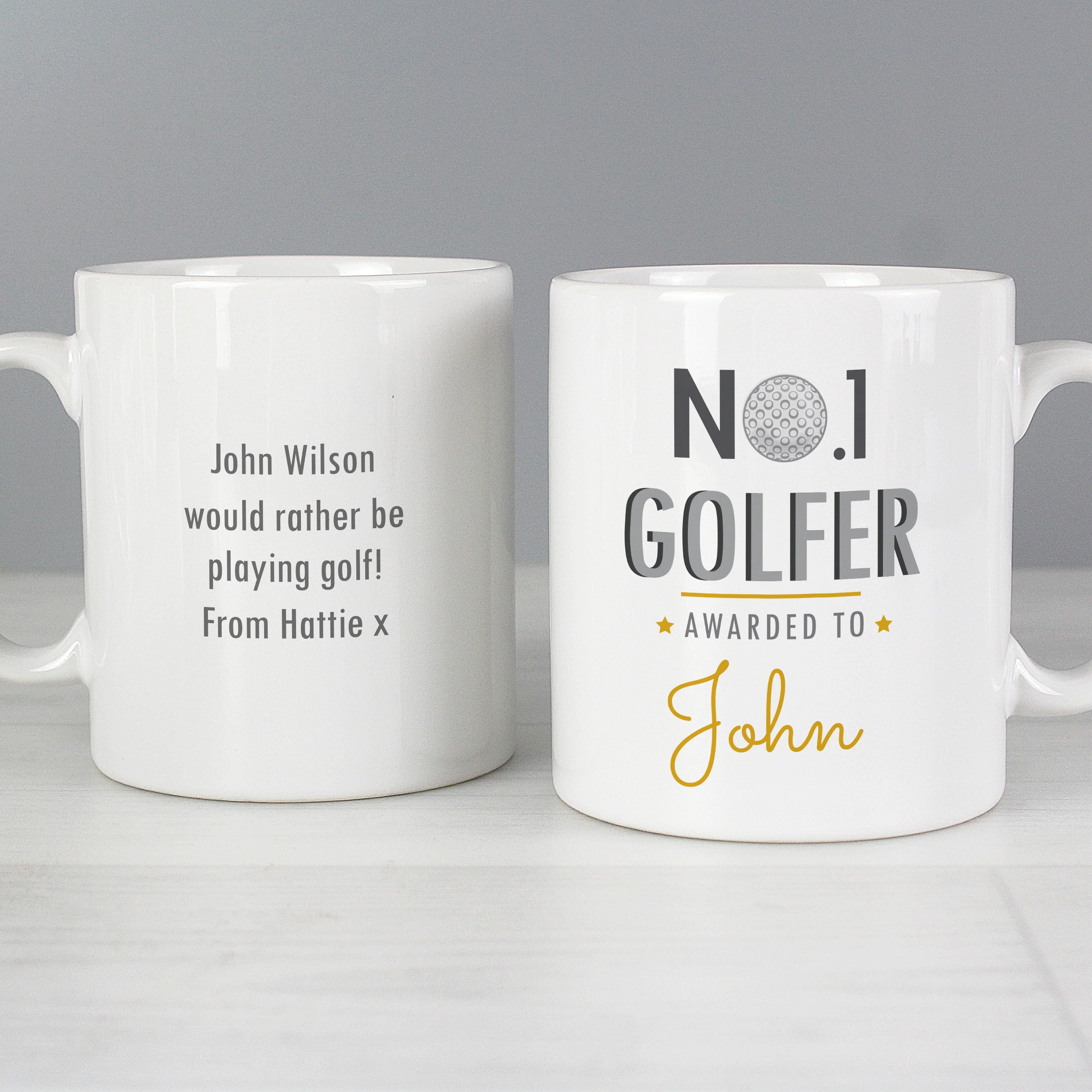 Personalised No.1 Golfer Mug - Image 4