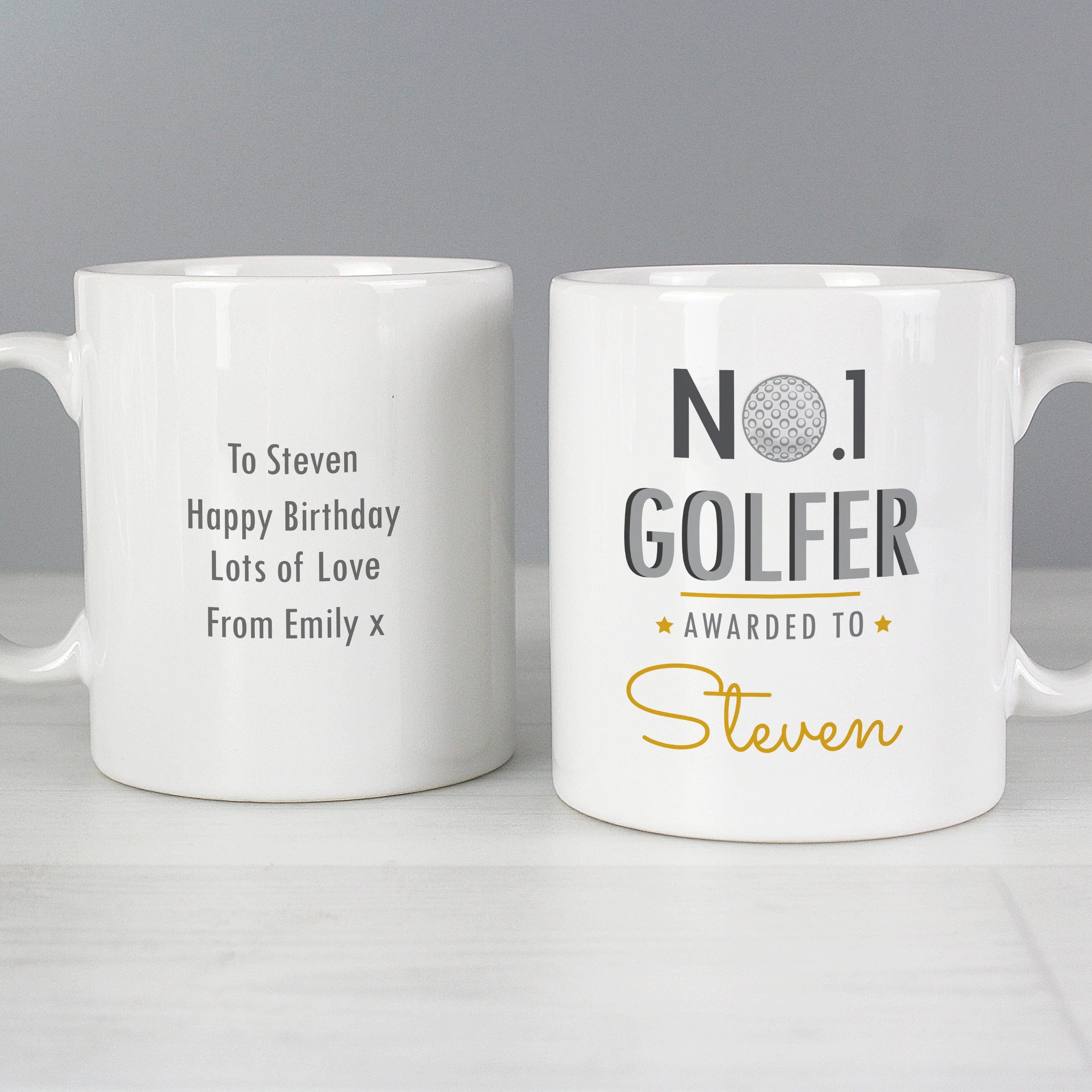 Personalised No.1 Golfer Mug - Image 6