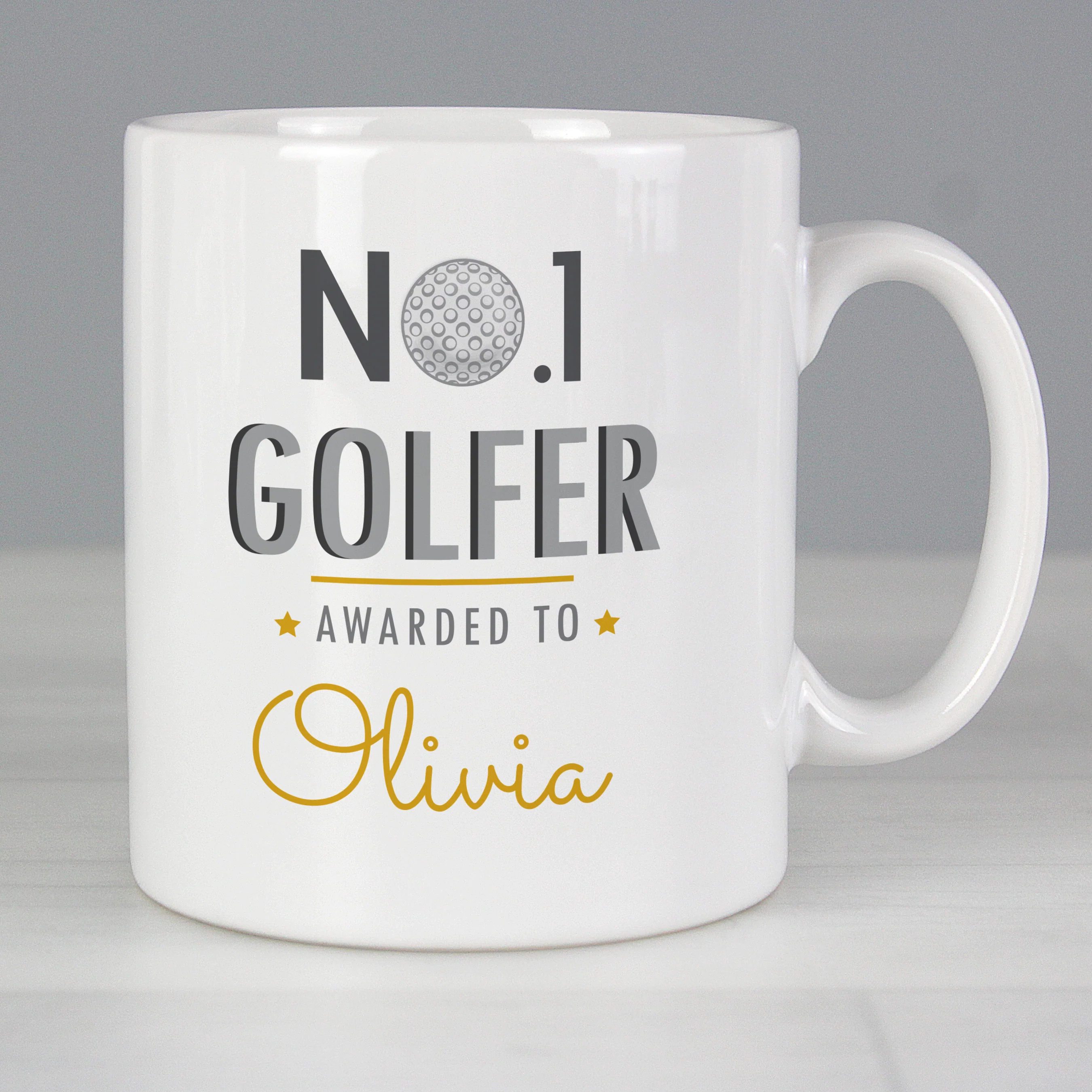 Personalised No.1 Golfer Mug - Image 7